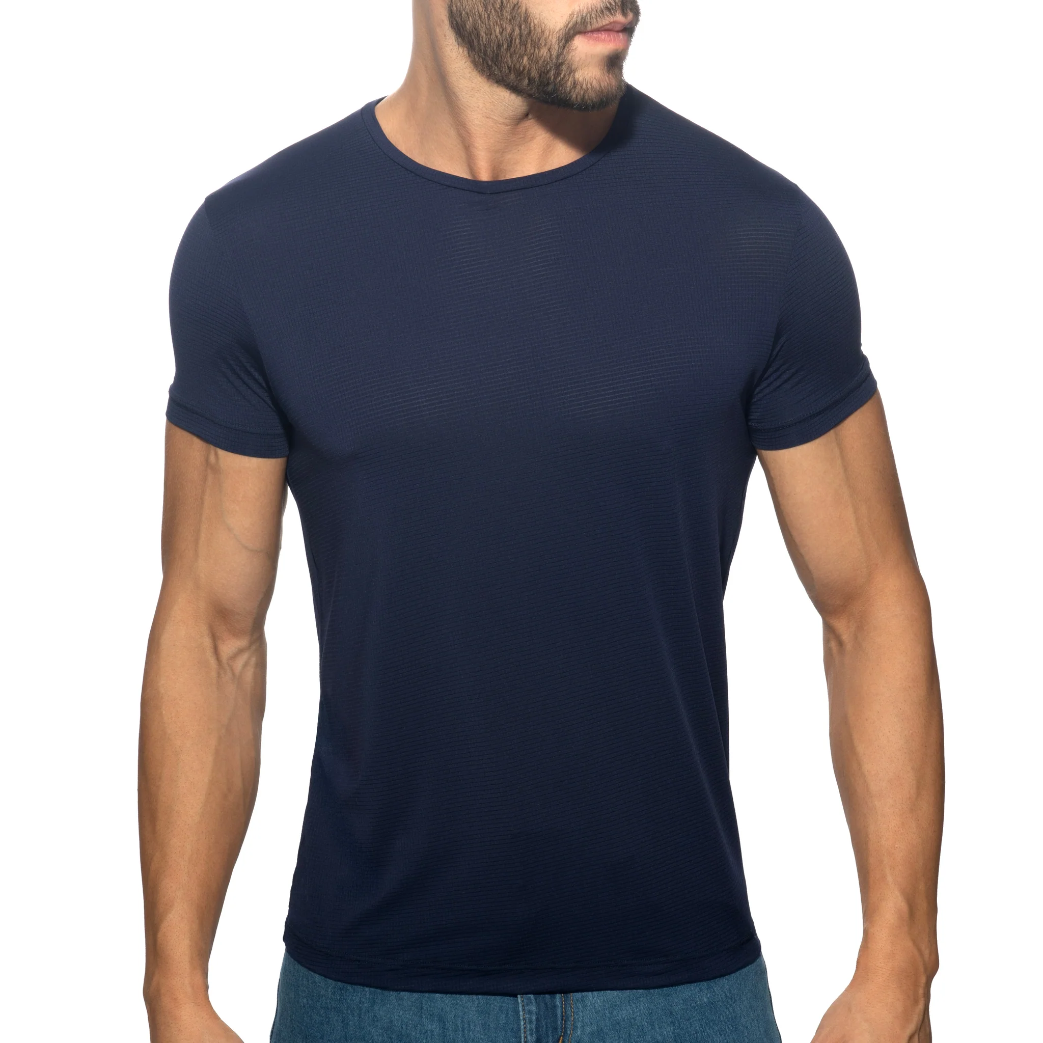 Addicted Veloz Dry T-Shirt Navy AD1399 - Image 2