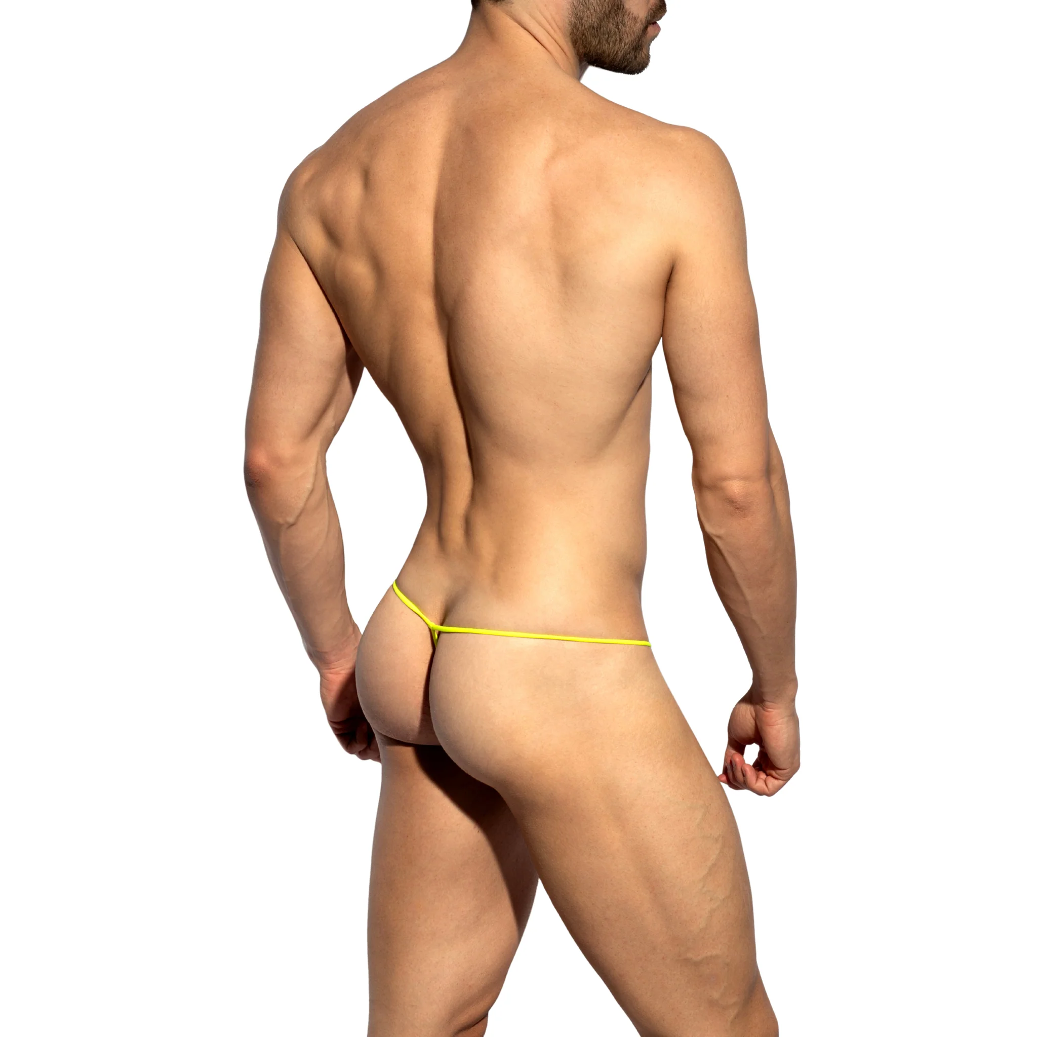ES Collection 70's Stripes Swim G-String Neon Orange 2622 - Image 3