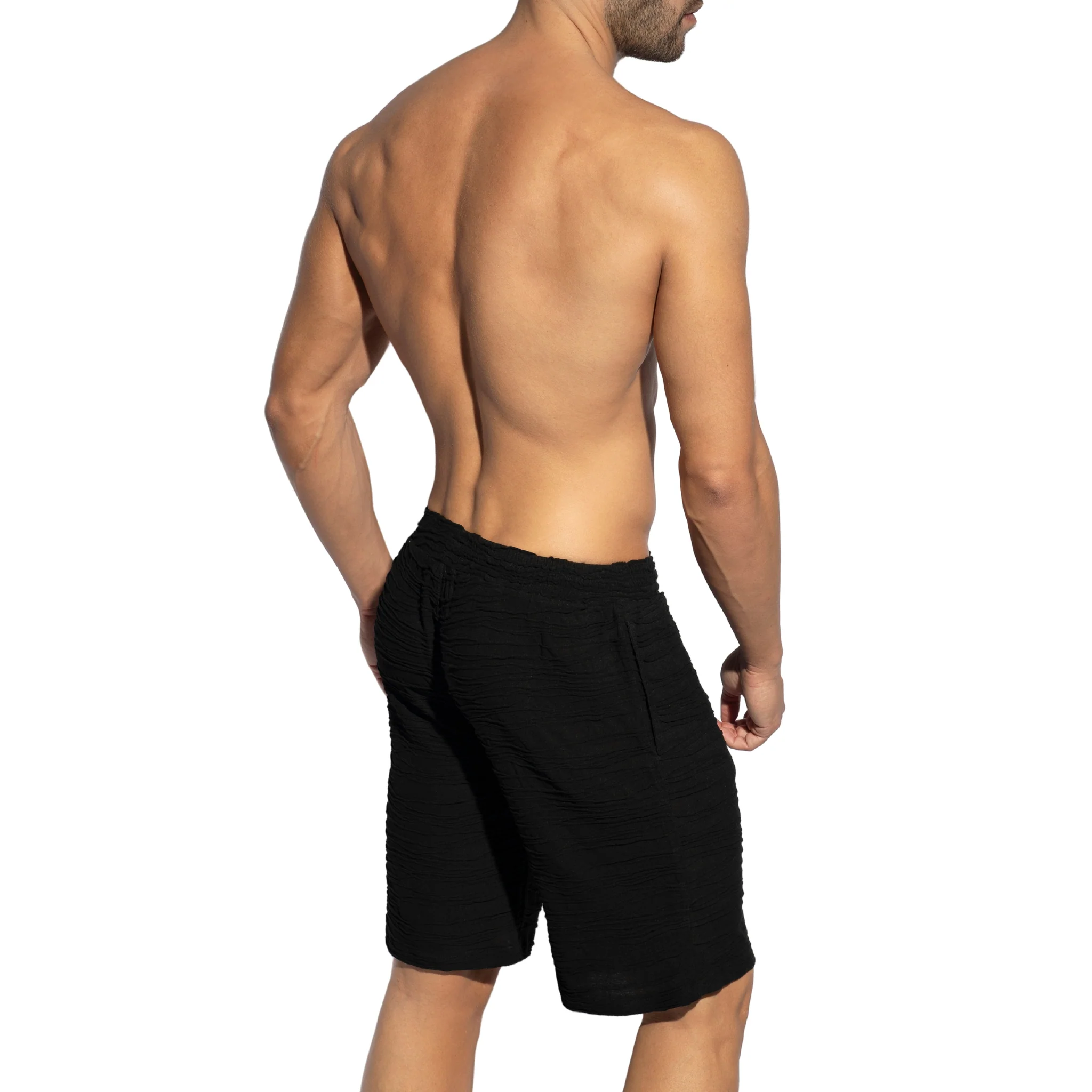ES Collection Arakis Bermuda Shorts Black SP332 - Image 3