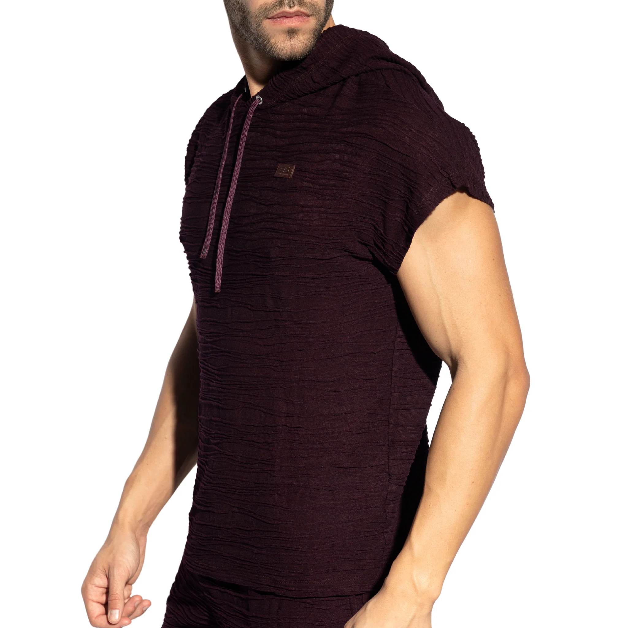 ES Collection Arakis Sleevesless Hoodie Garnet SP331