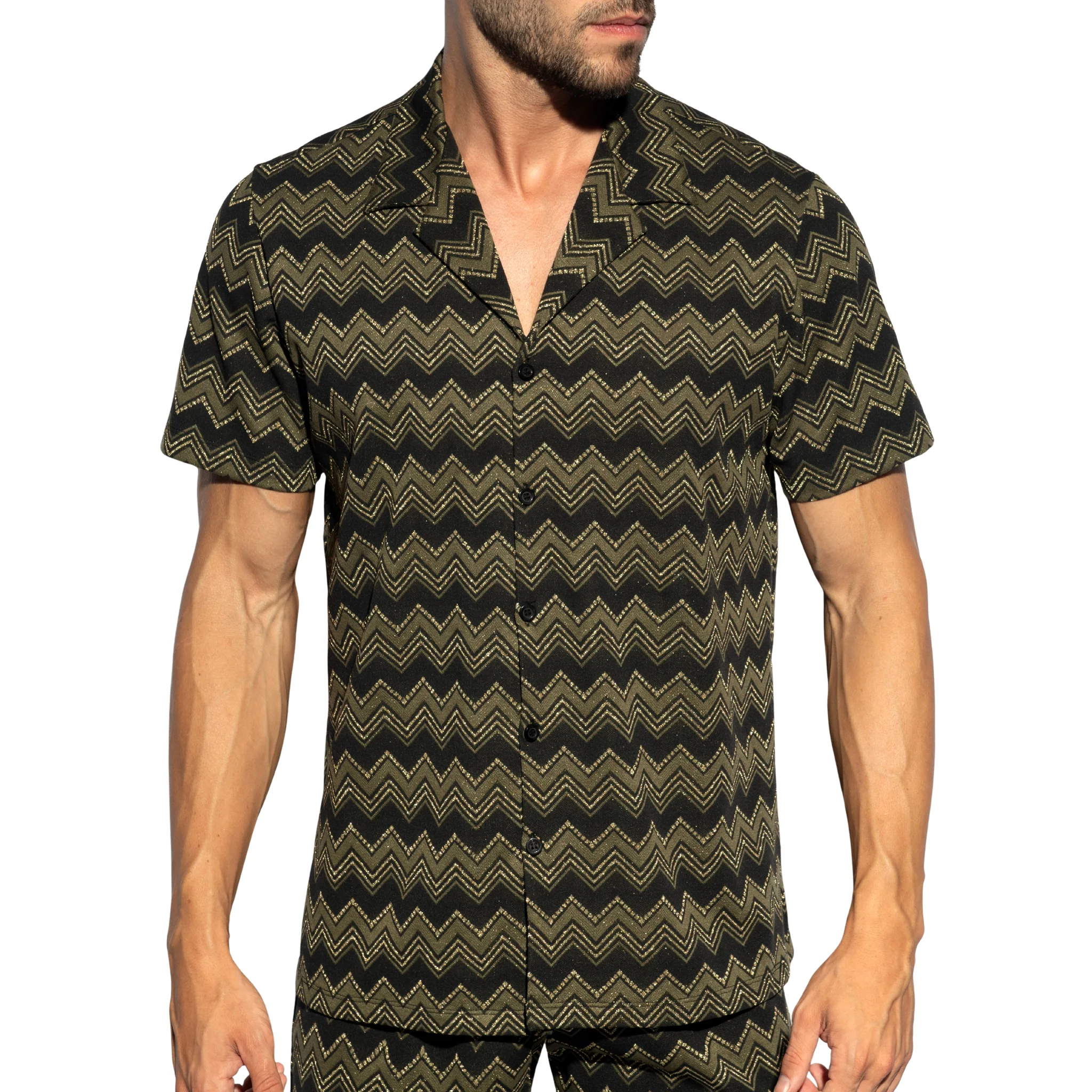 ES Collection Aristo Shirt Khaki SHT034 - Image 5