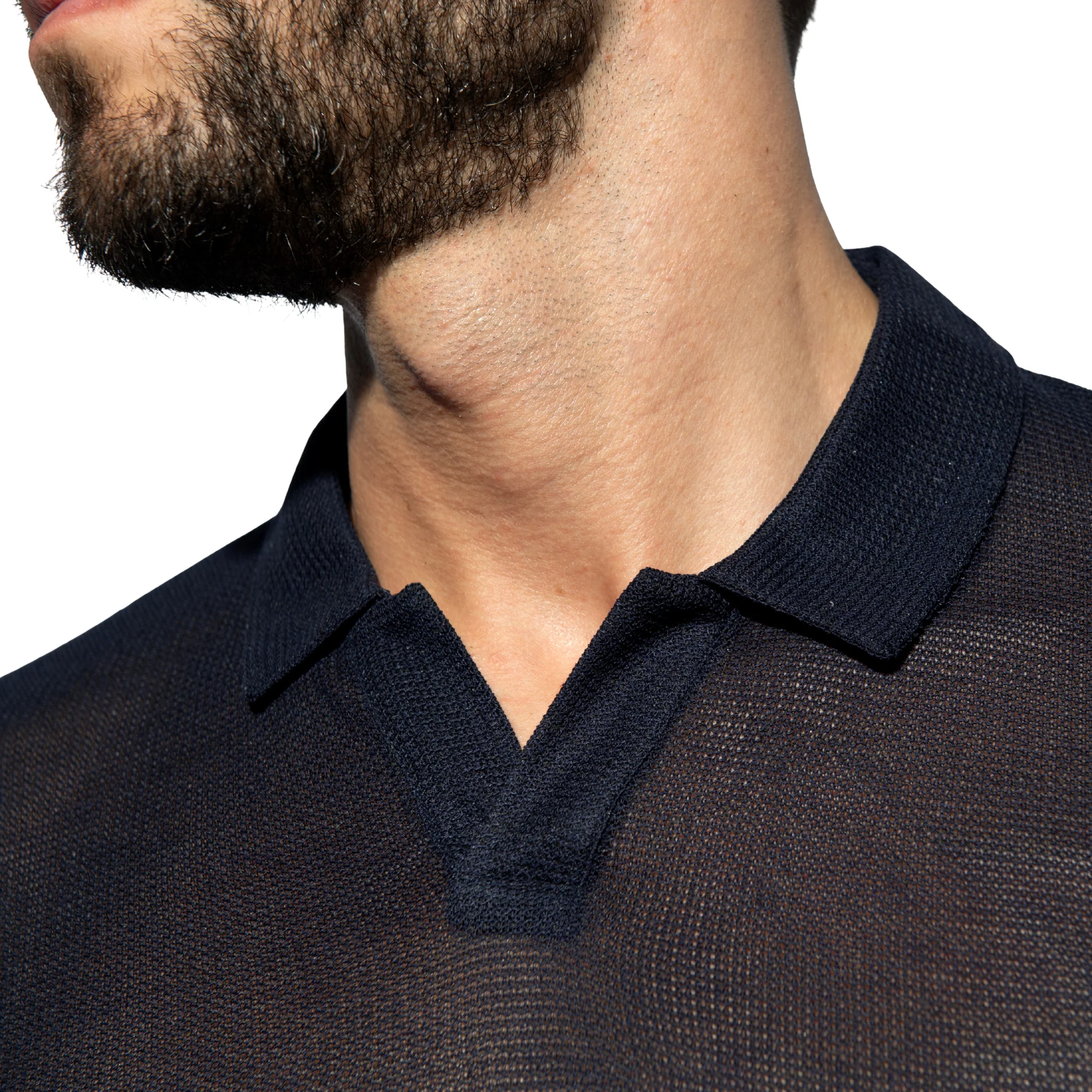 ES Collection Avant-Garde Polo Shirt Navy POLO37 - Image 4