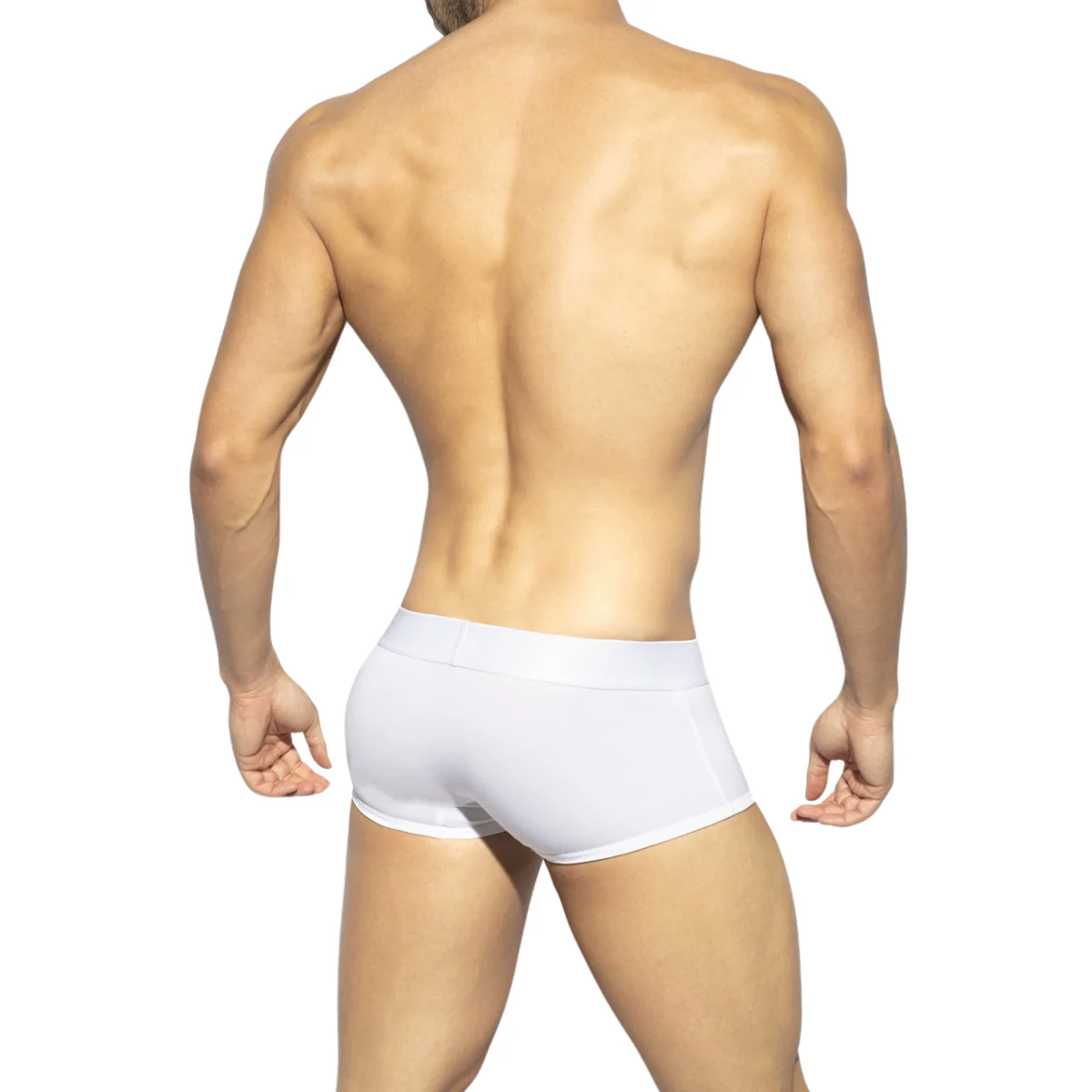 ES Collection Basic Modal Short Boxer White UN116 - Image 3