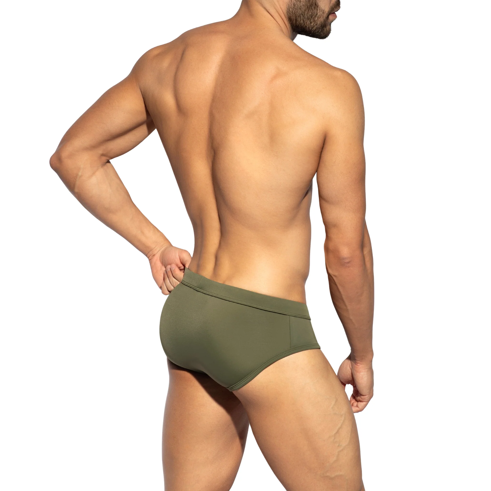 ES Collection Basic Sportive Swim Brief Khaki 2517 - Image 3