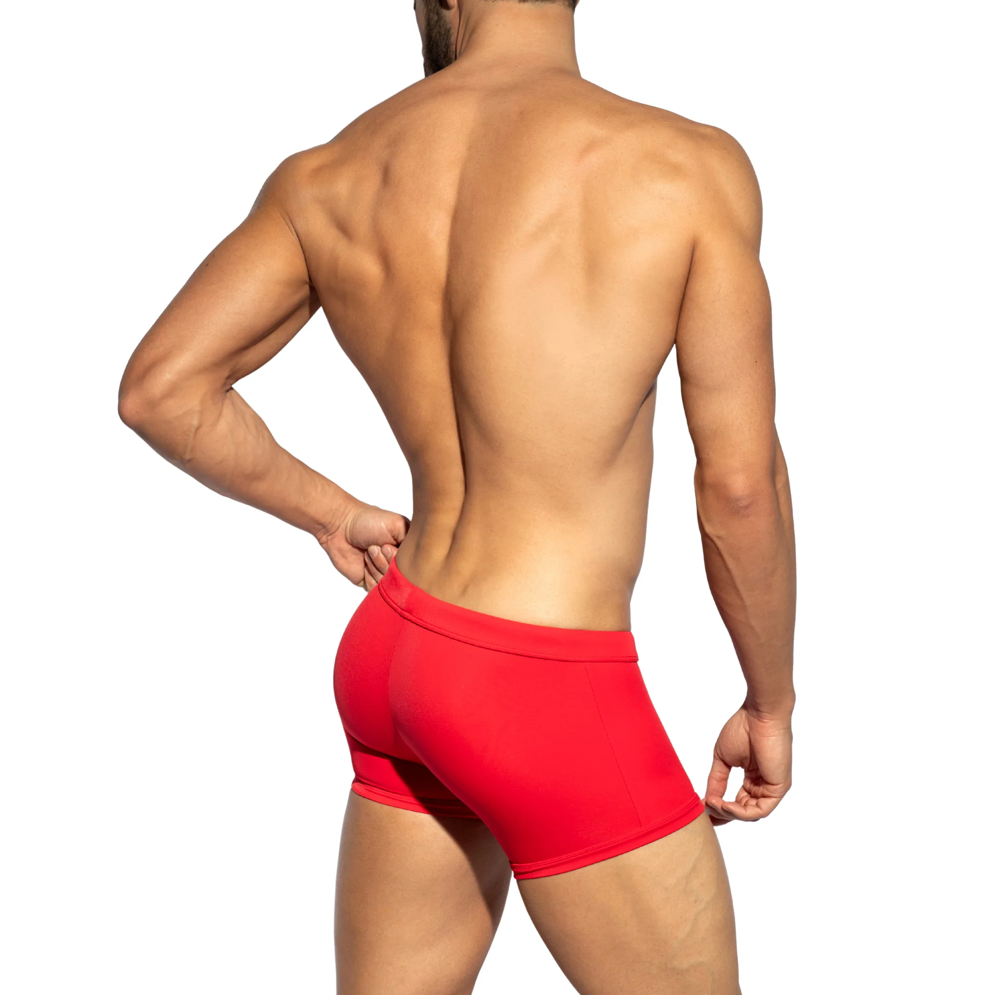 ES Collection Basic Sportive Swim Trunk Red 2518 - Image 3