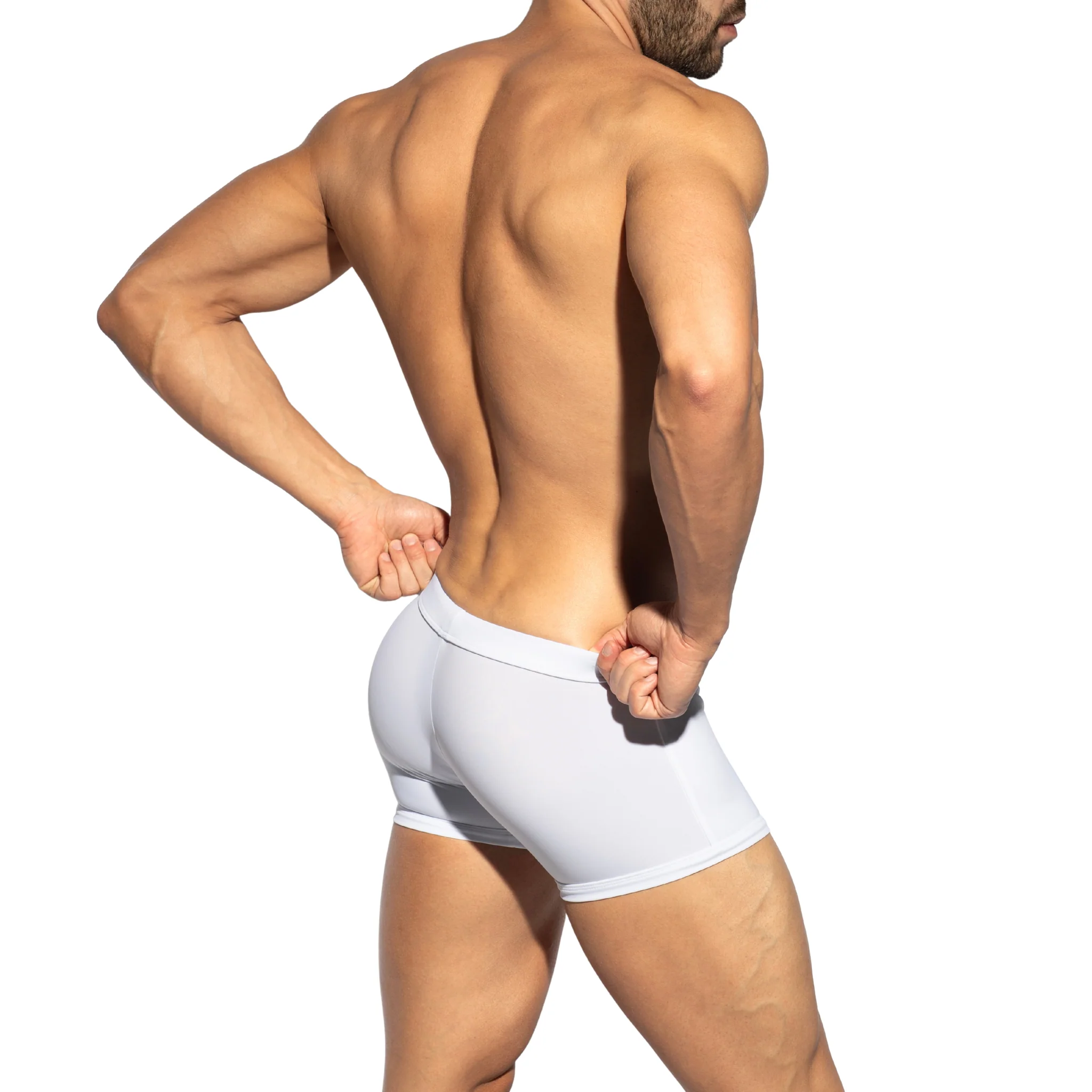 ES Collection Basic Sportive Swim Trunk White 2518 - Image 3