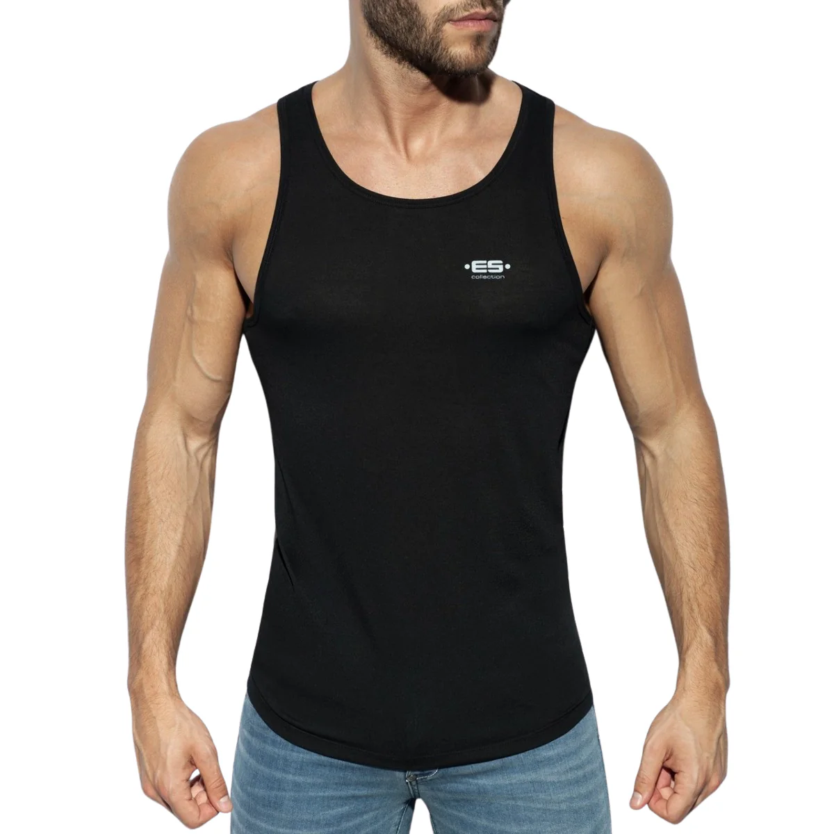 ES Collection Basic Tanktop Black TS119 - Image 2