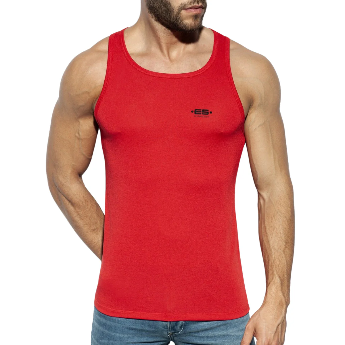 ES Collection Basic Tanktop Red TS119 - Image 2