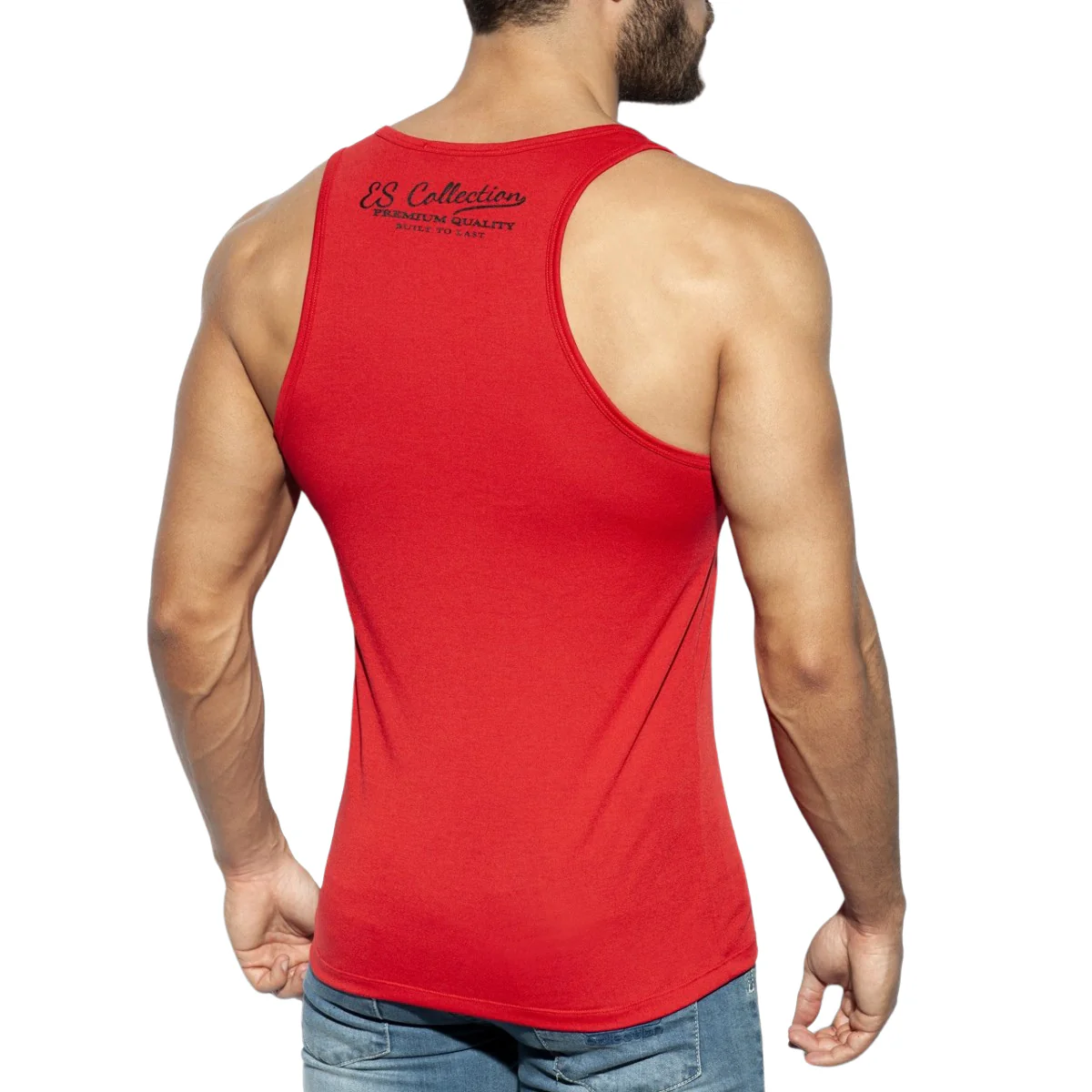 ES Collection Basic Tanktop Red TS119 - Image 3