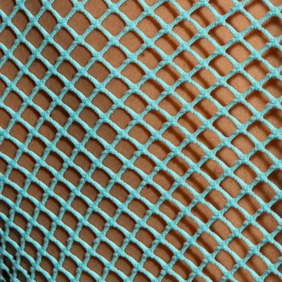 ES Collection Beachy Net Strap Tank Top Sky Blue TS336 - Image 4