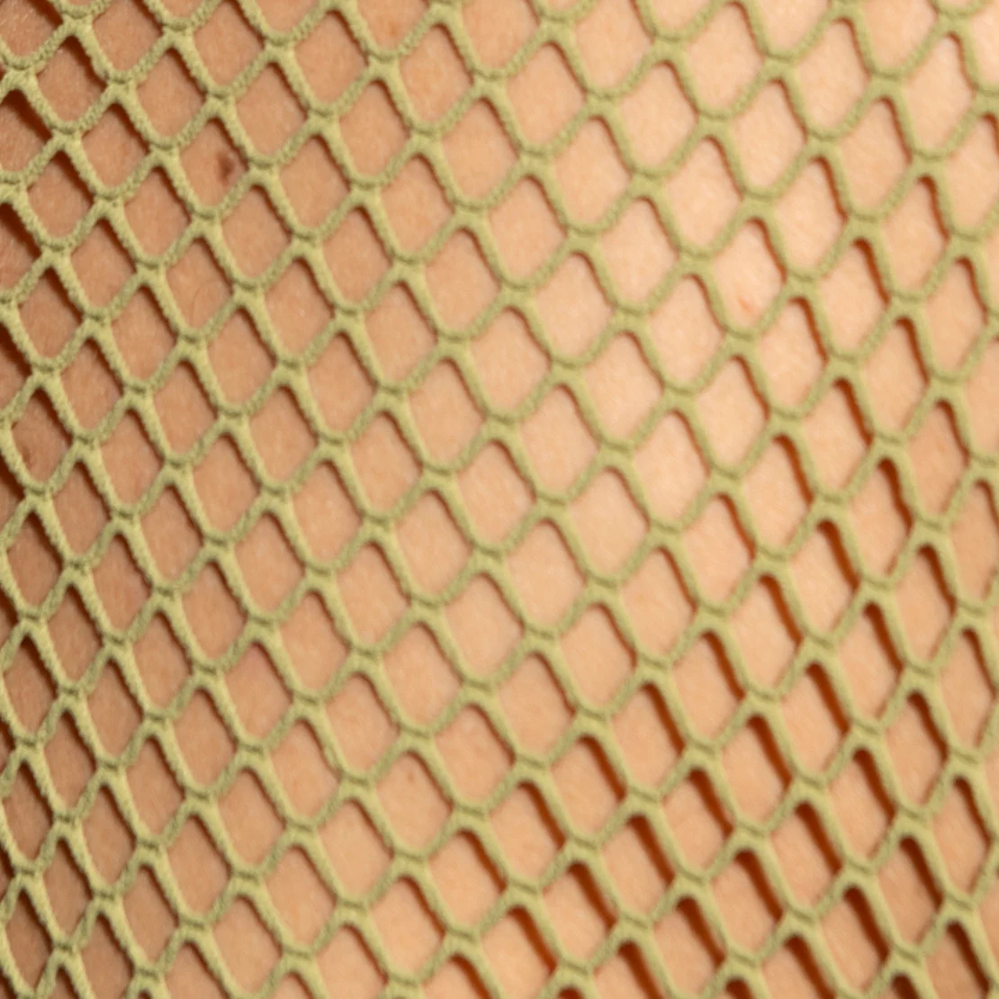 ES Collection Beachy Net Tank Top Khaki TS334 - Image 4