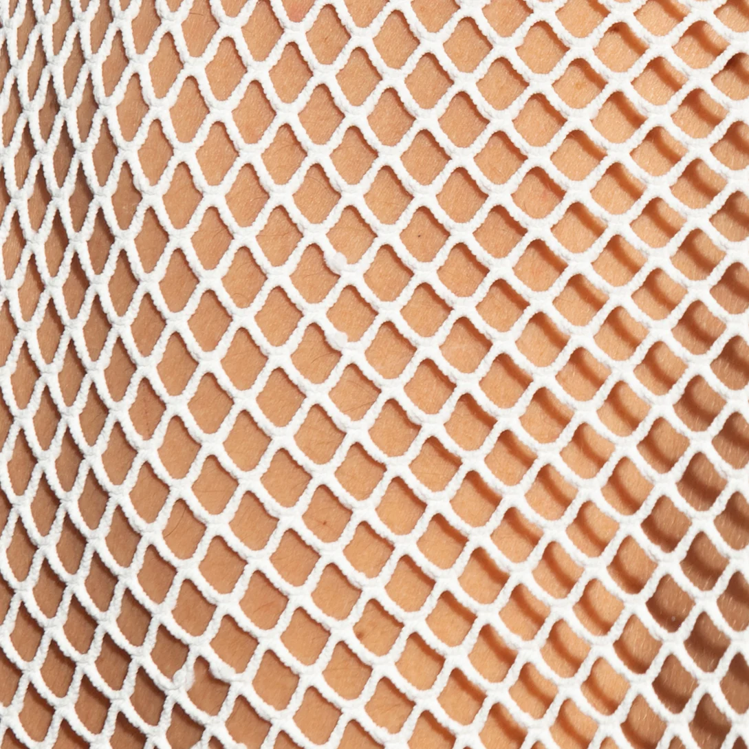 ES Collection Beachy Net Tank Top White TS334 - Image 4