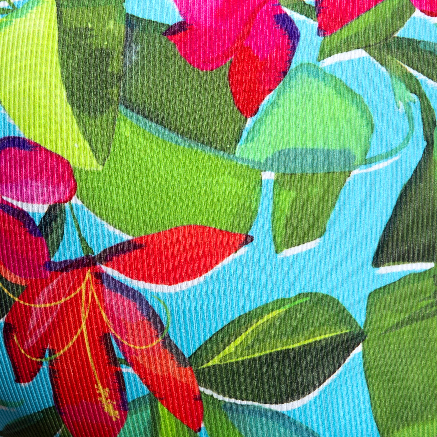 ES Collection Bold Flowers Brief Turquoise UN663 - Image 4