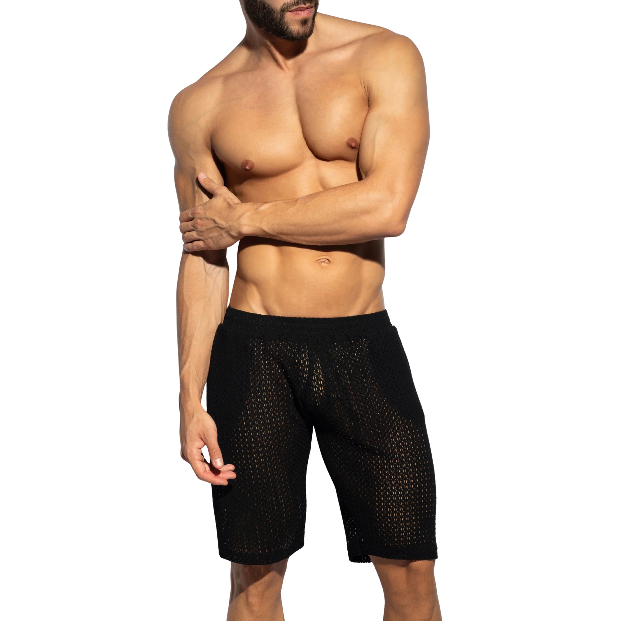 ES Collection Brisa Bermuda Shorts Black SP354 - Image 2