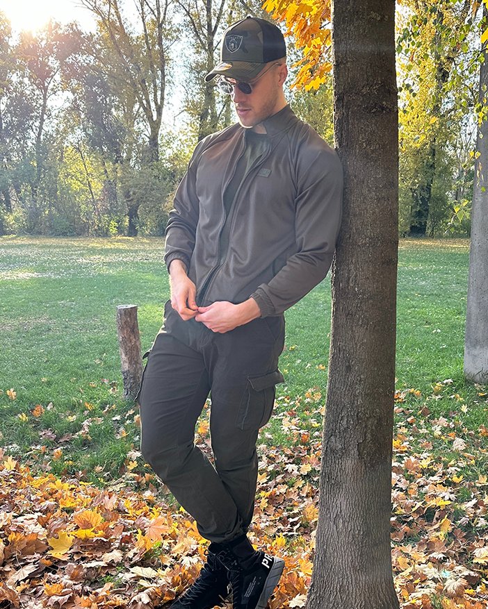 ES Collection Cargo Pants Khaki ESJ053 - Image 6