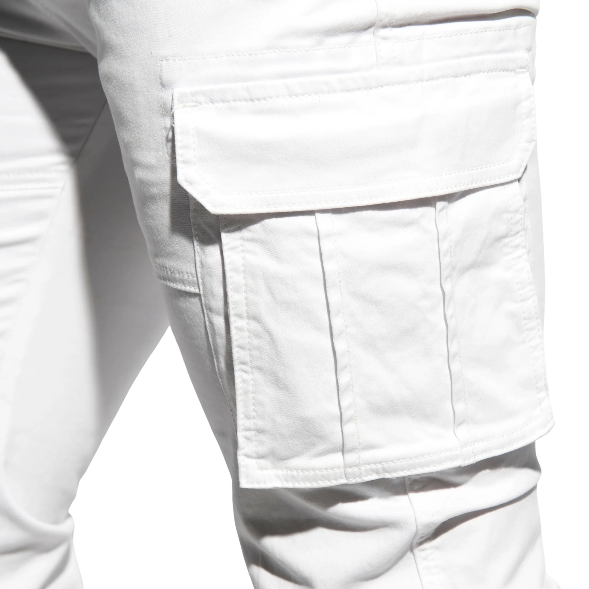 ES Collection Cargo Pants White ESJ053 - Image 4