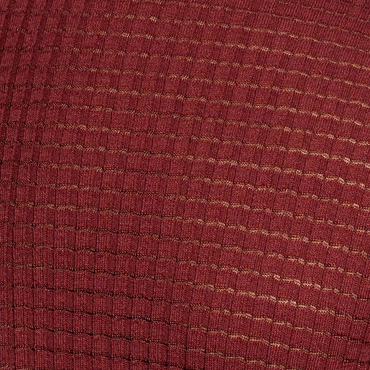 ES Collection Checkmate Midriff Crop Top Garnet TS342 - Image 4
