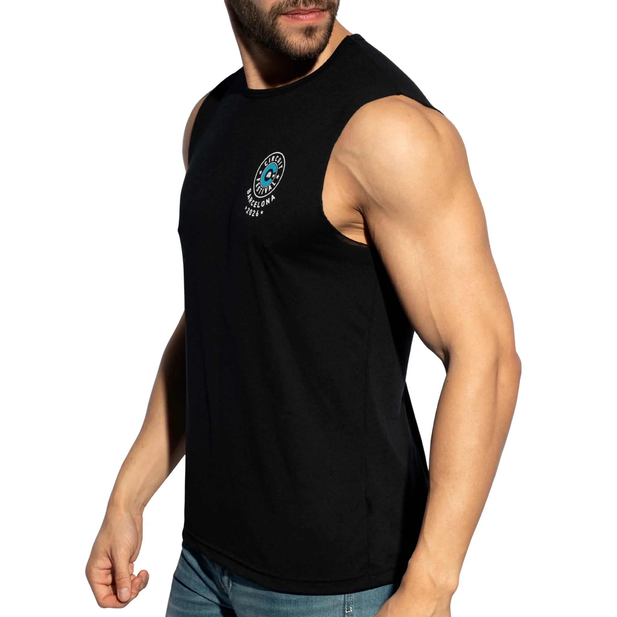 ES Collection Circuit Festival 2026 Tank Top Black TS370