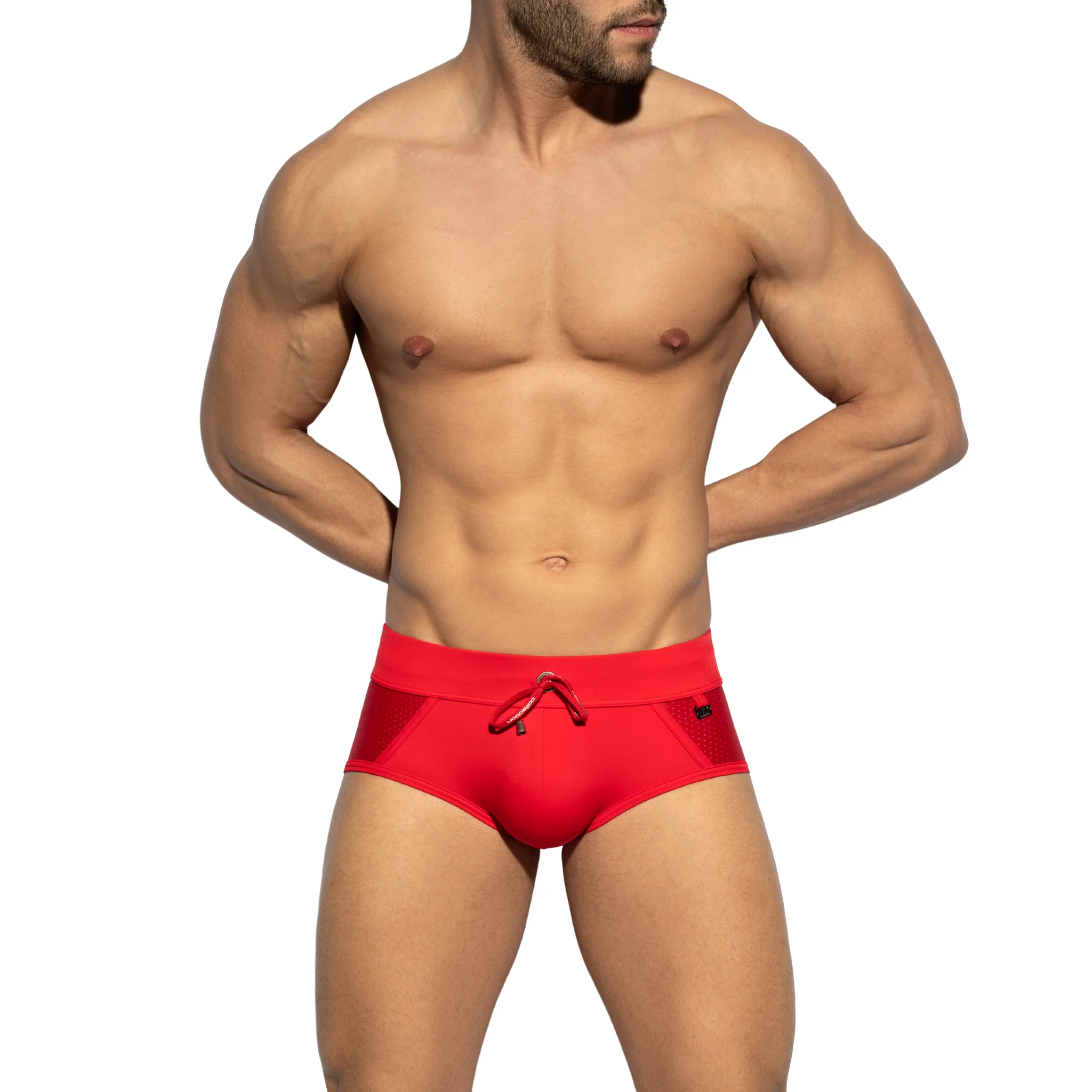 ES Collection Classic Swim Brief Red 2104 - Image 2