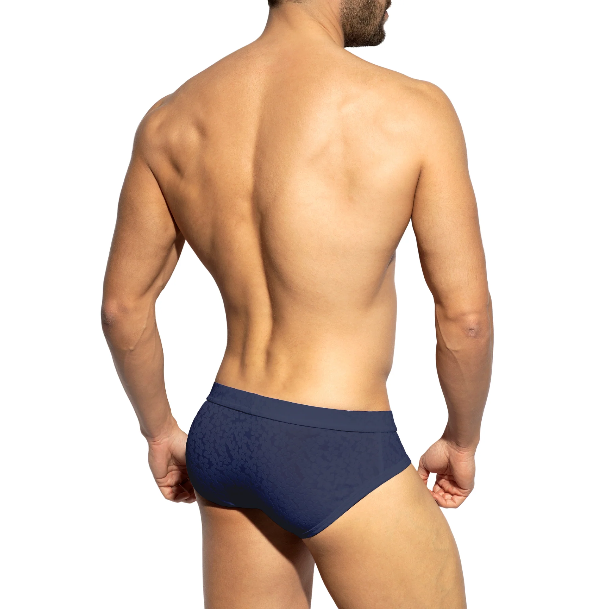 ES Collection Daisy Flower Brief Navy UN594 - Image 3