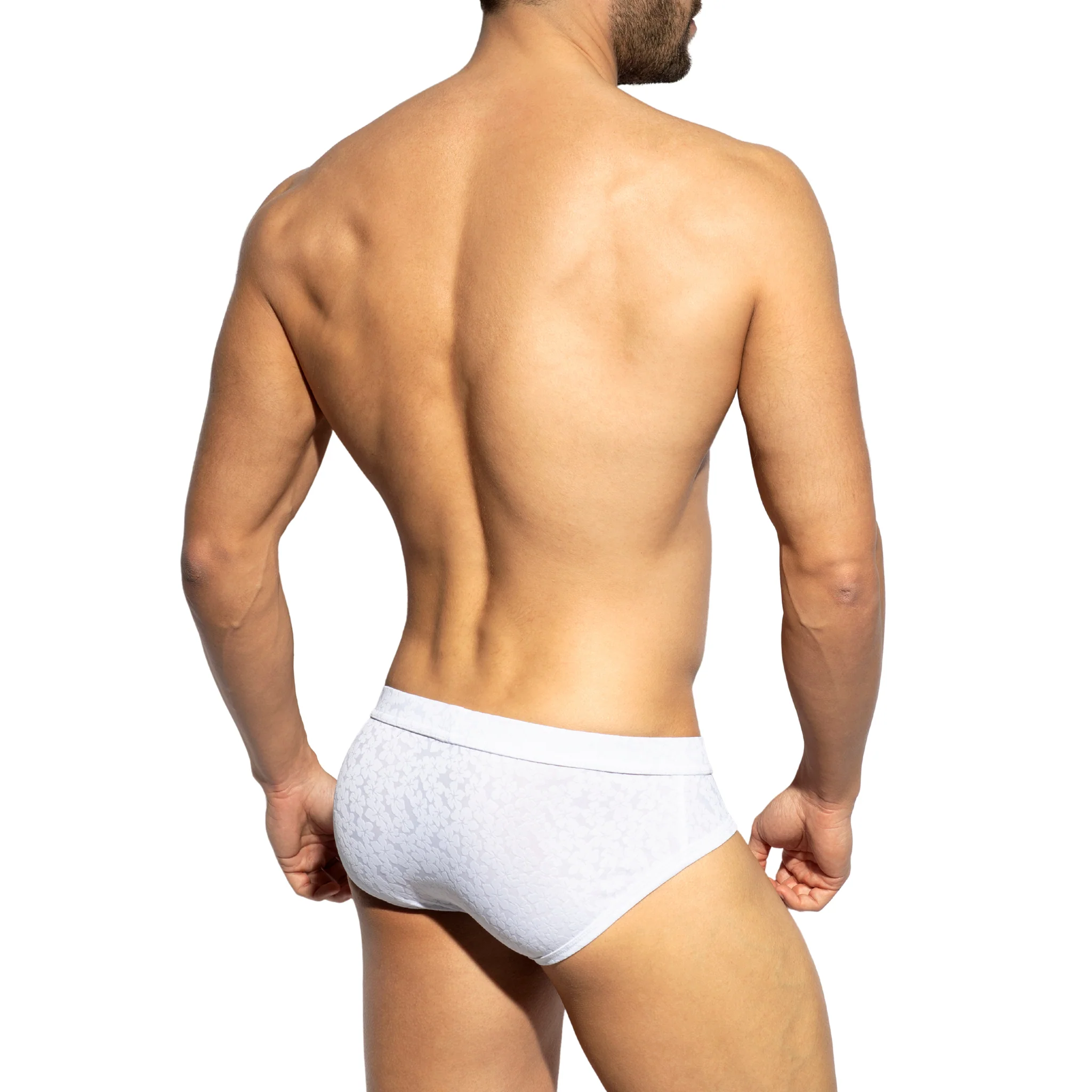 ES Collection Daisy Flower Brief White UN594 - Image 3