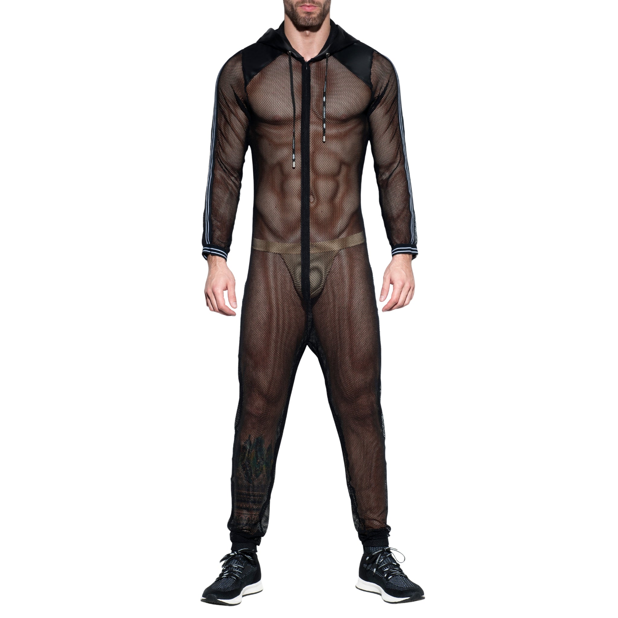 ES Collection Dystopia Mesh Suit Black SP205 - Image 2