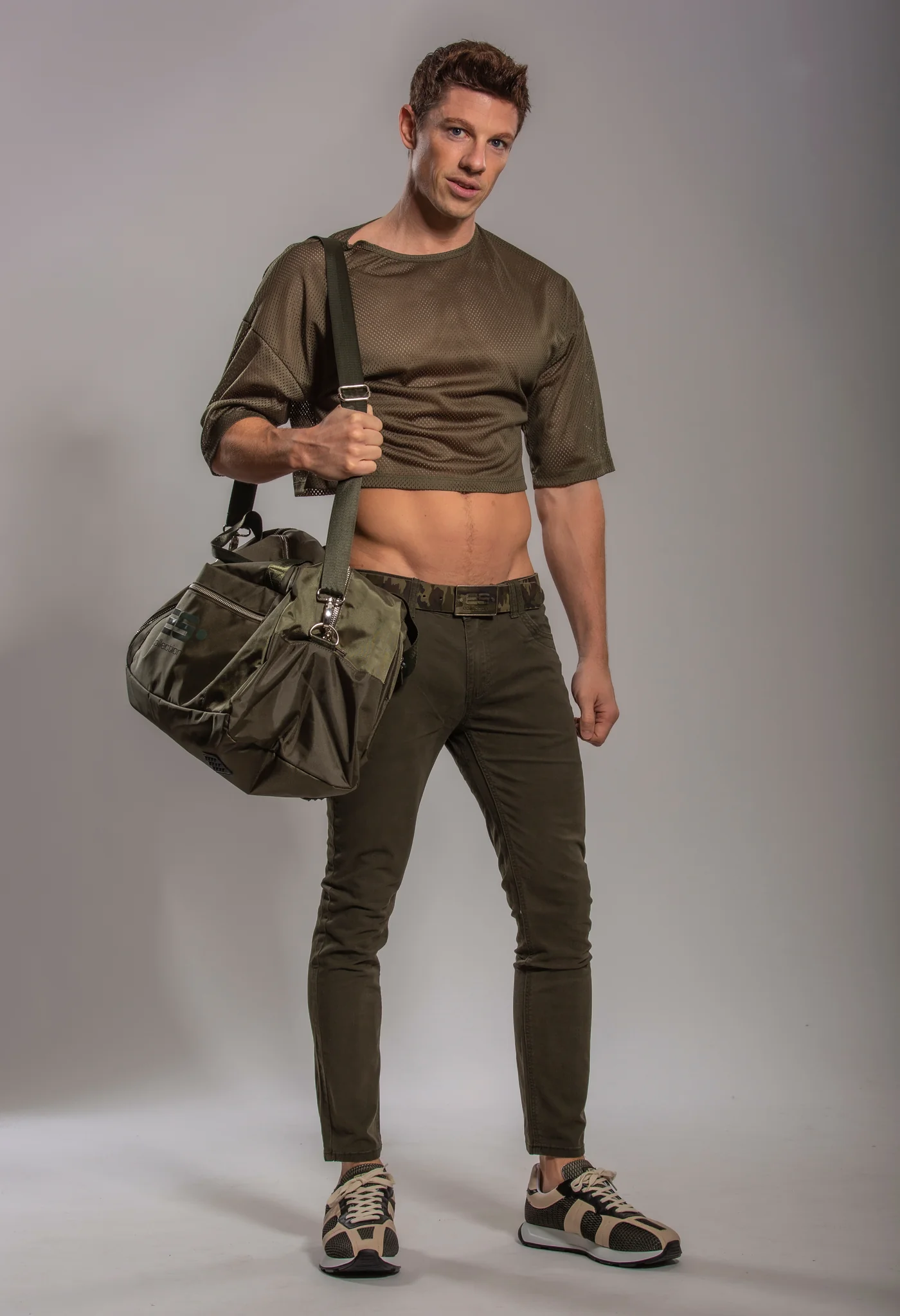 ES Collection ES Overnight Bag Khaki AC180 - Image 5