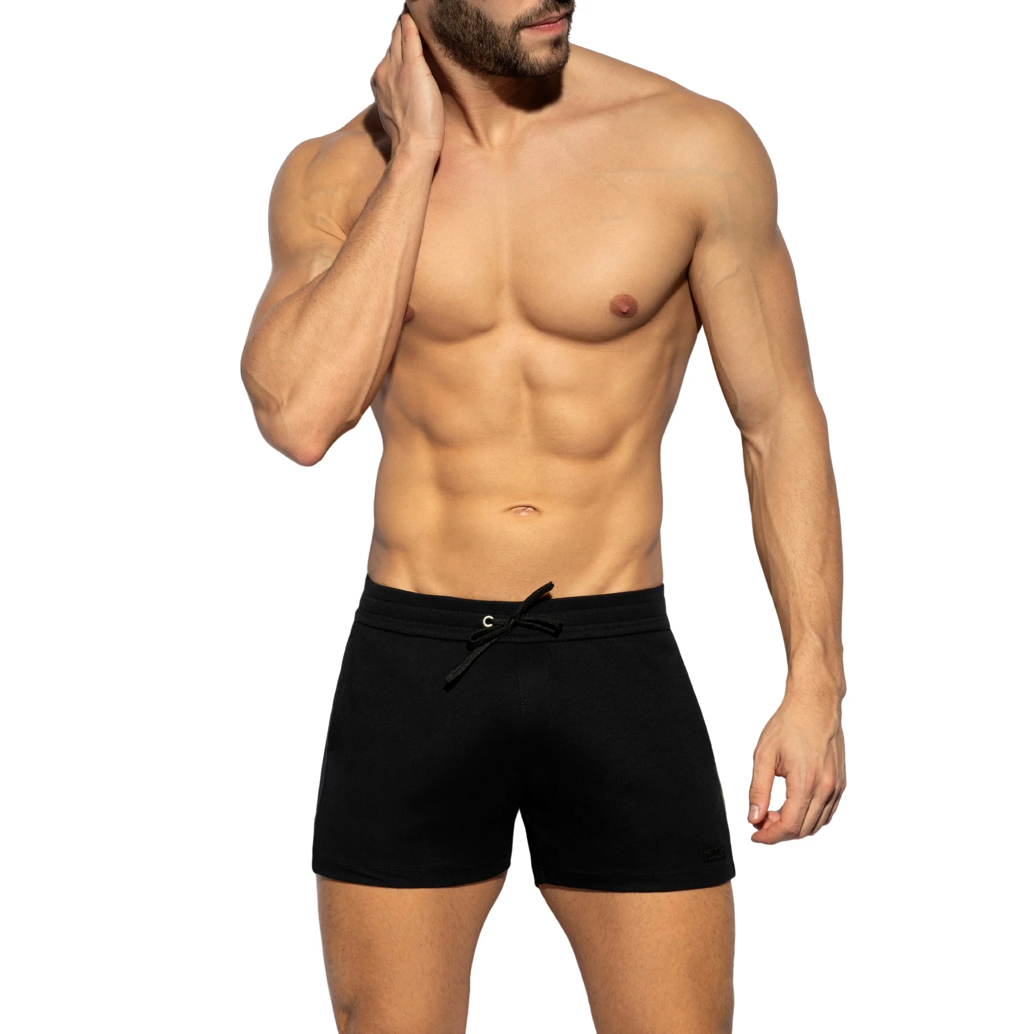 ES Collection First Class Athletic Shorts Black SP298 - Image 2