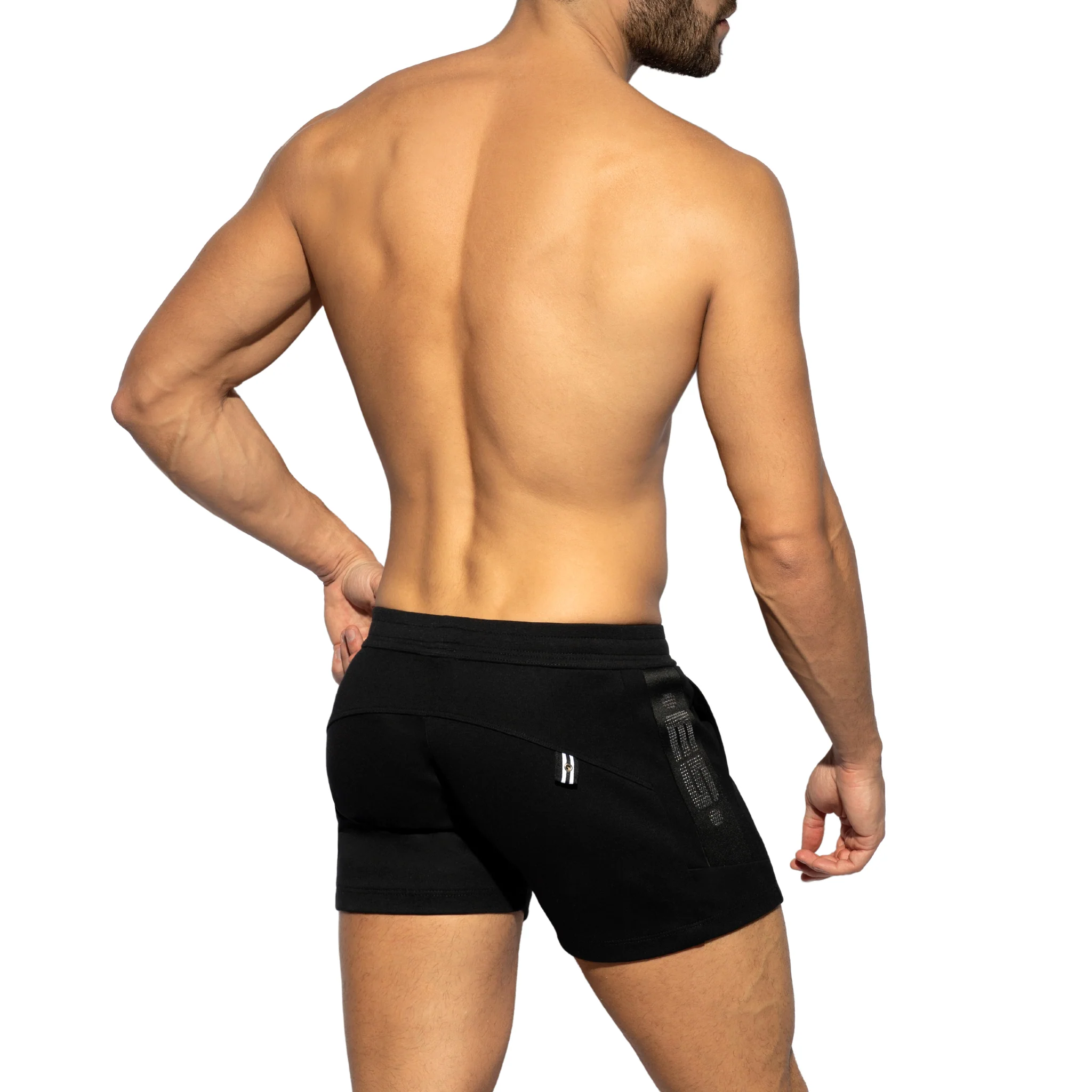 ES Collection First Class Athletic Shorts Black SP298 - Image 3