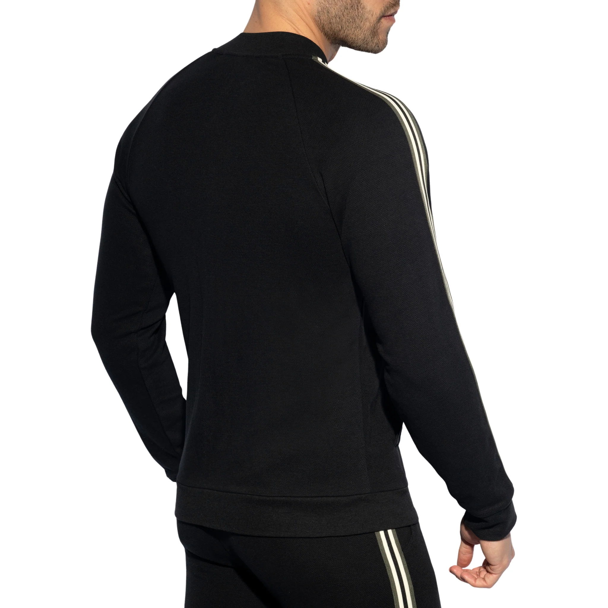 ES Collection Fit Tape Sweatshirt Black SP208 - Image 3