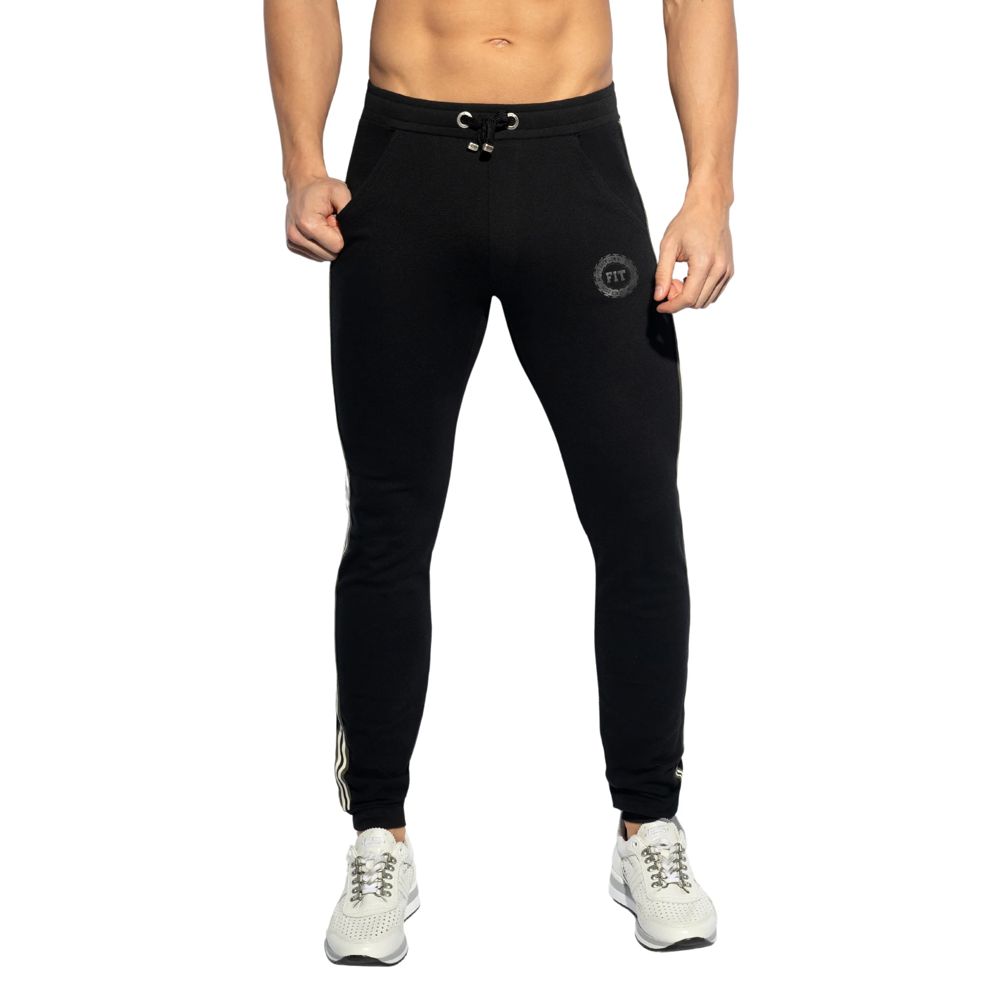 ES Collection Fit Tape Sport Pant Black SP209 - Image 2