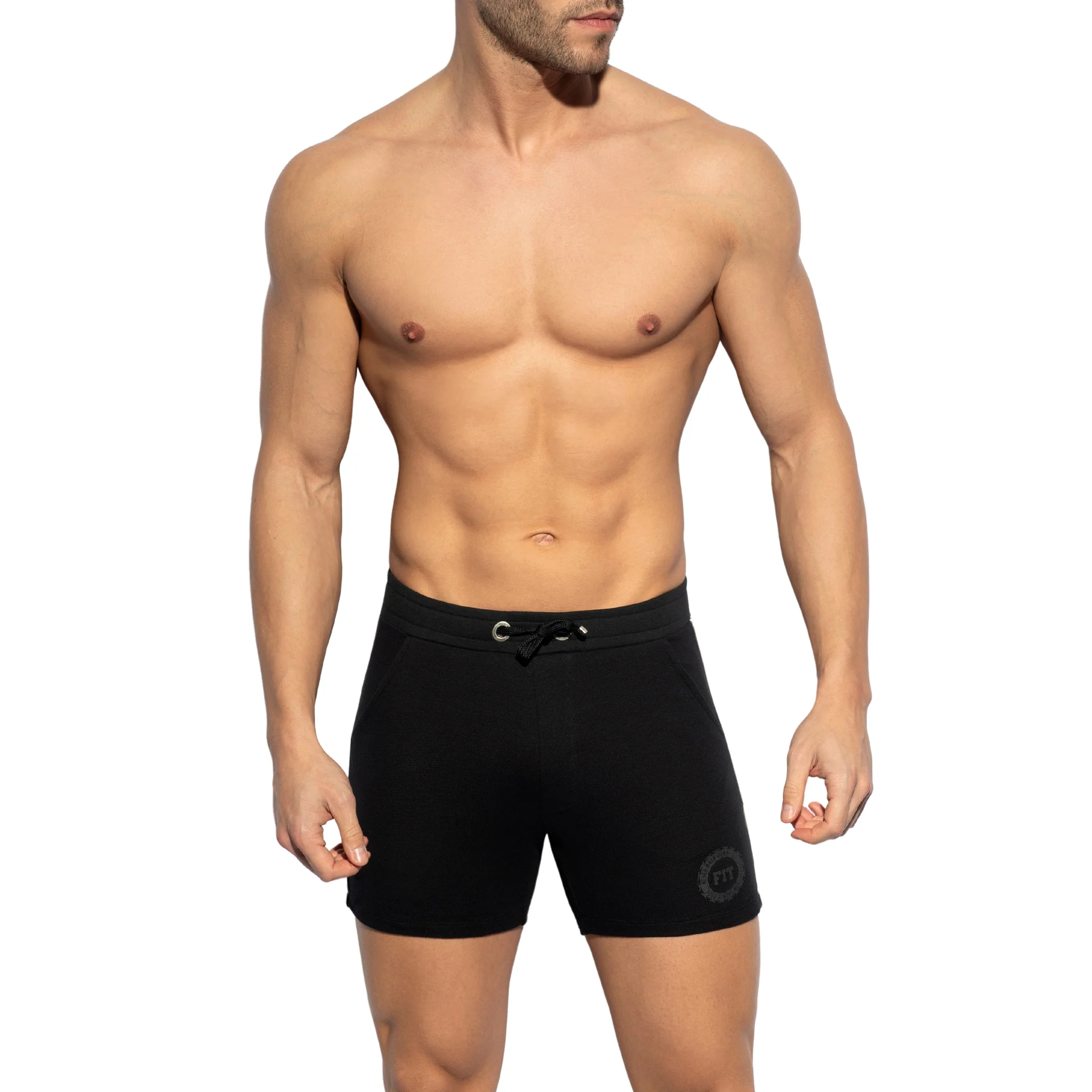 ES Collection Fit Tape Sport Short Black SP210 - Image 2