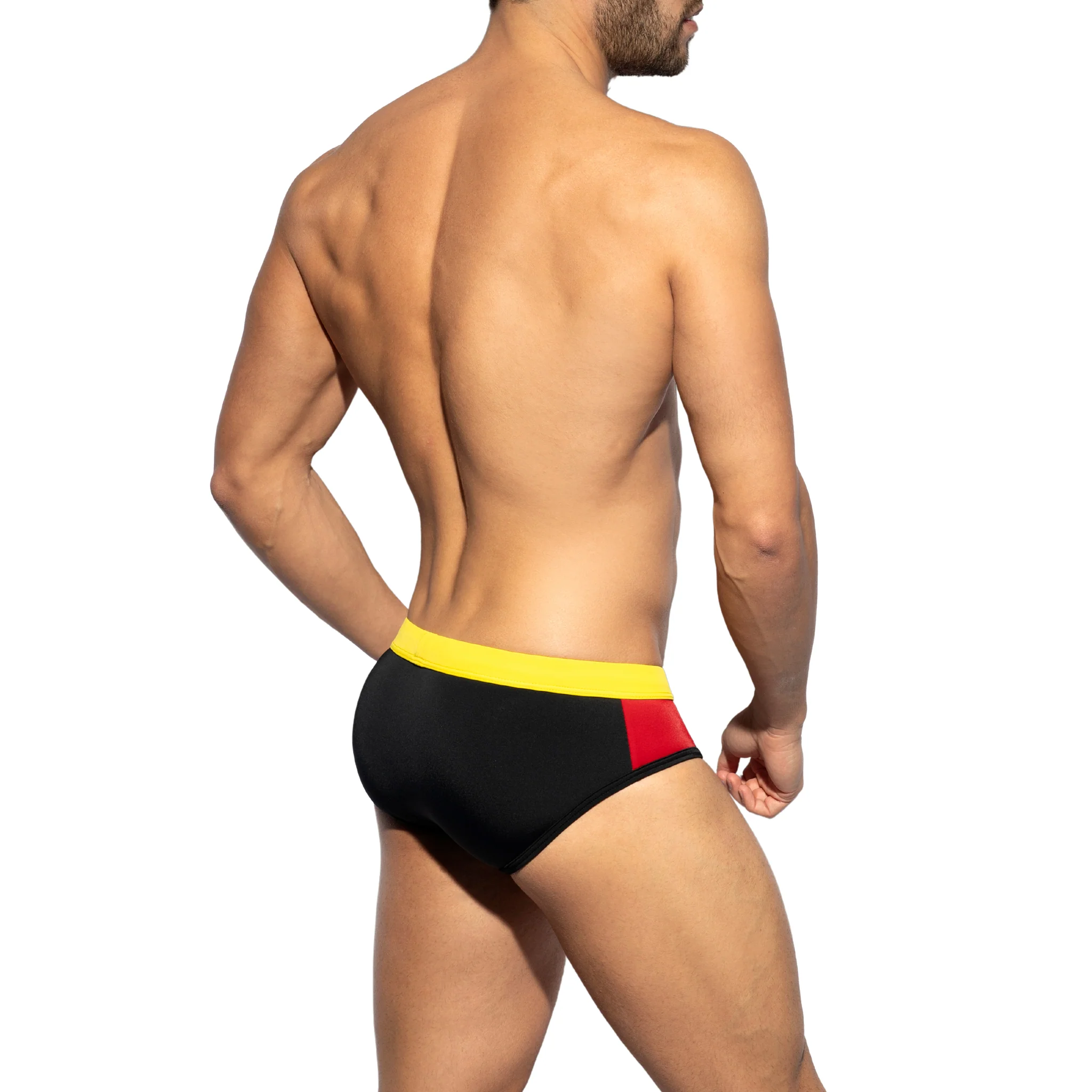 ES Collection Flags Swim Brief Black 2208 - Image 3