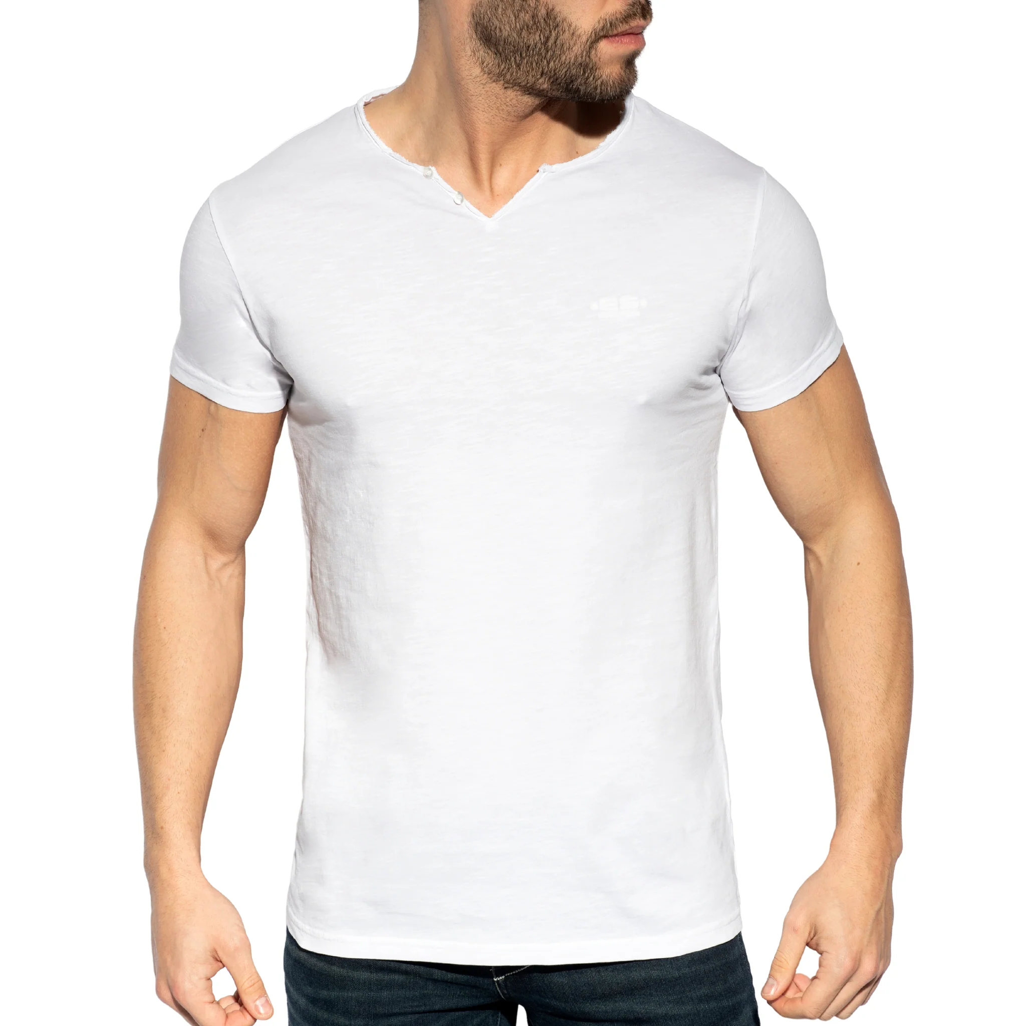 ES Collection Flame Luxury T-Shirt White TS305 - Image 2