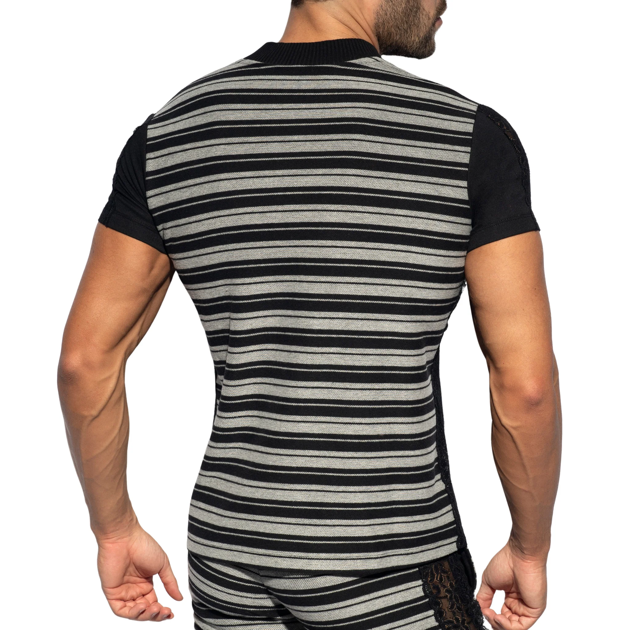 ES Collection Florence Polo-Shirt Black SP314 - Image 3
