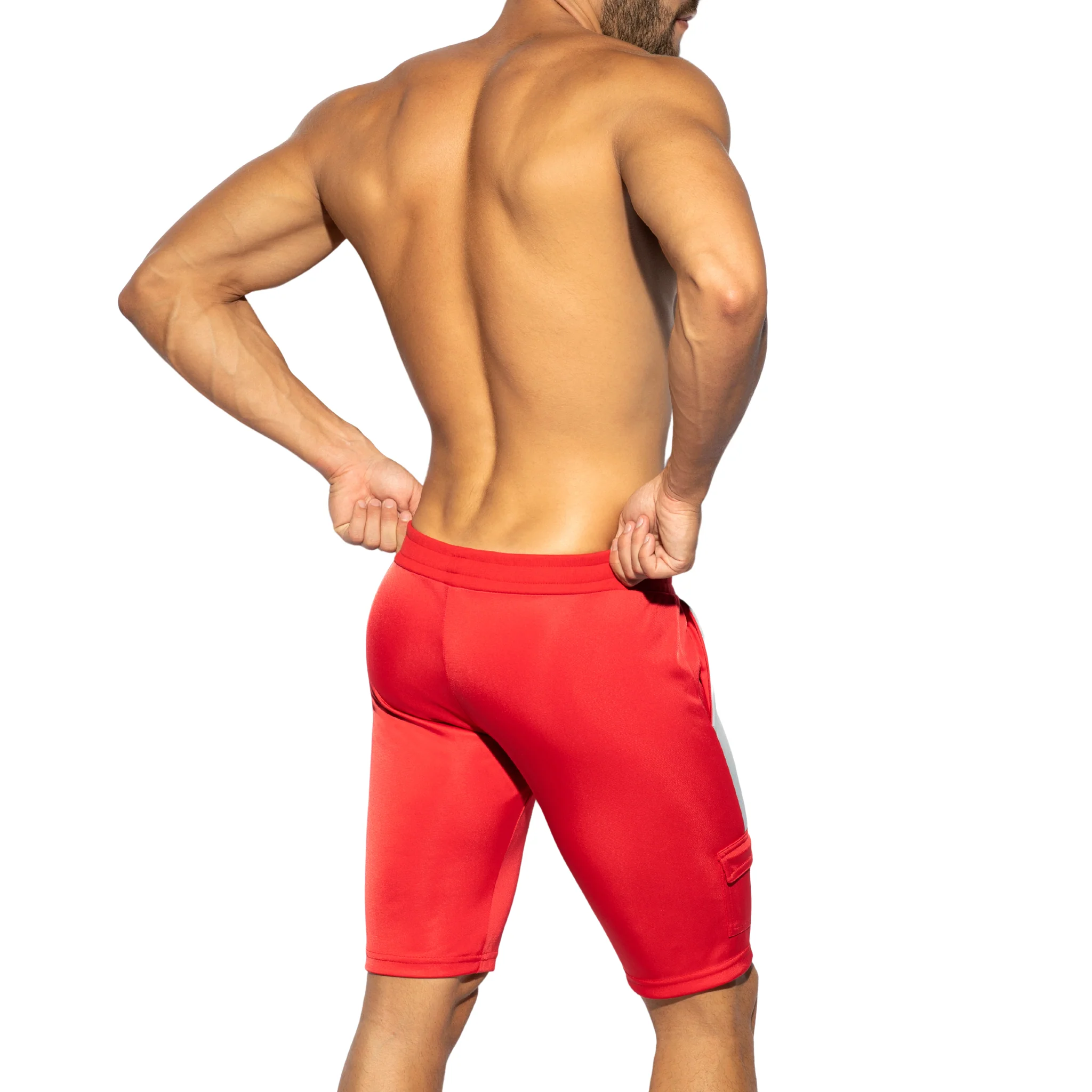 ES Collection Foam Patches Sports Bermudas Red SP270 - Image 3
