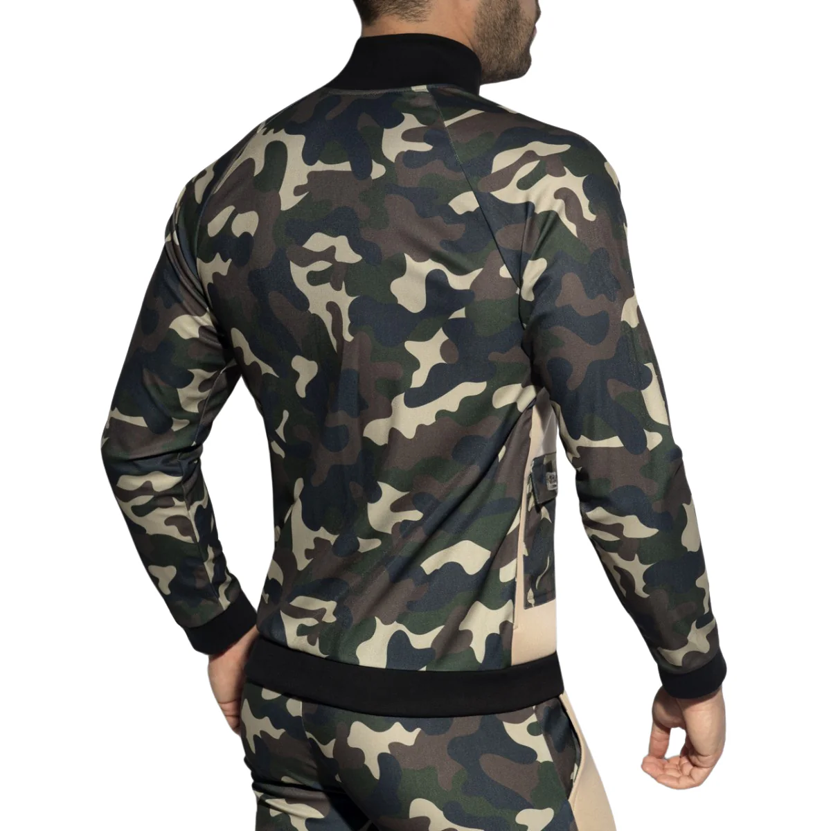 ES Collection Foam Patches Sports Sweatshirt Camouflage SP268 - Image 3
