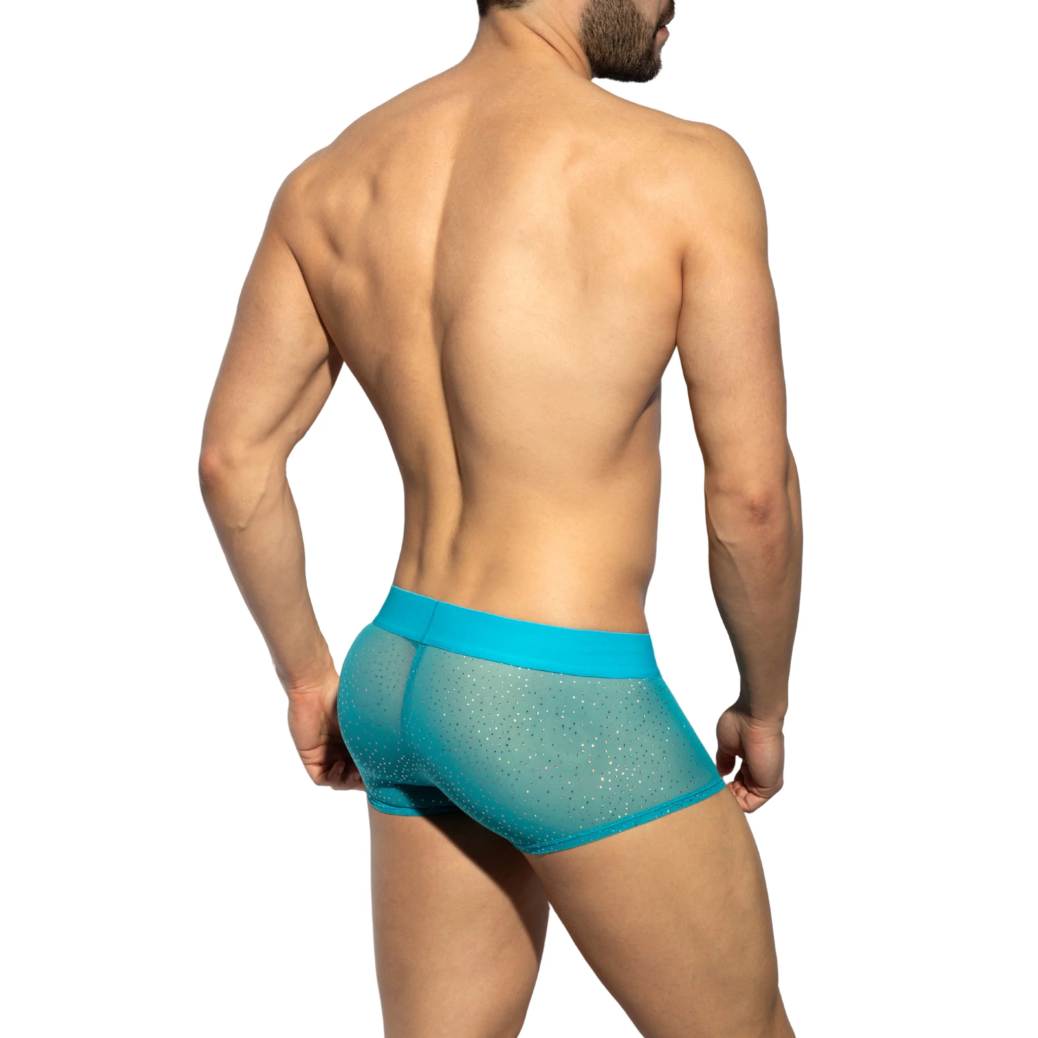 ES Collection Glitter Net Trunk Turquoise UN584 - Image 3