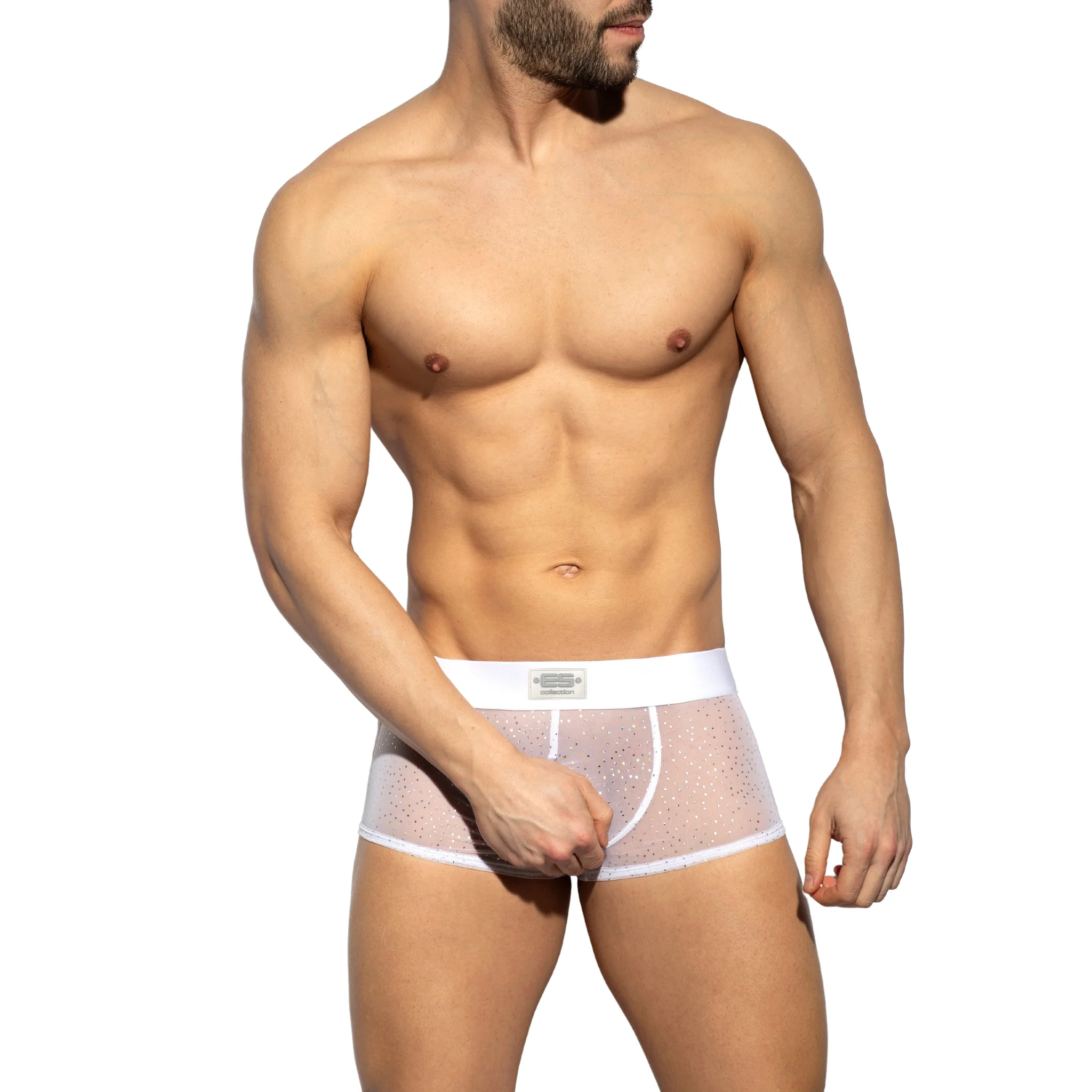 ES Collection Glitter Net Trunk White UN584 - Image 2
