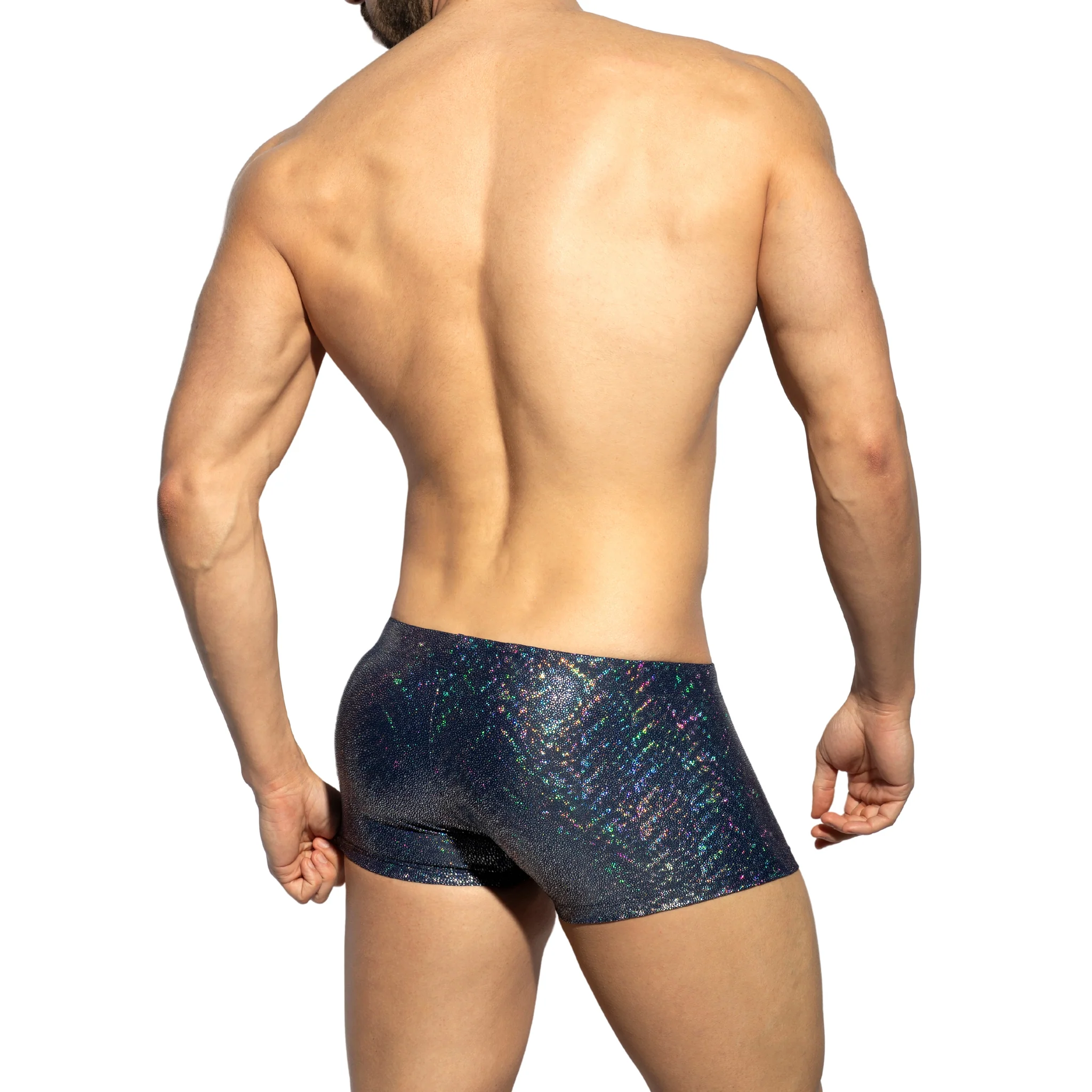 ES Collection Glitter Swim Trunk Navy 2311 - Image 3