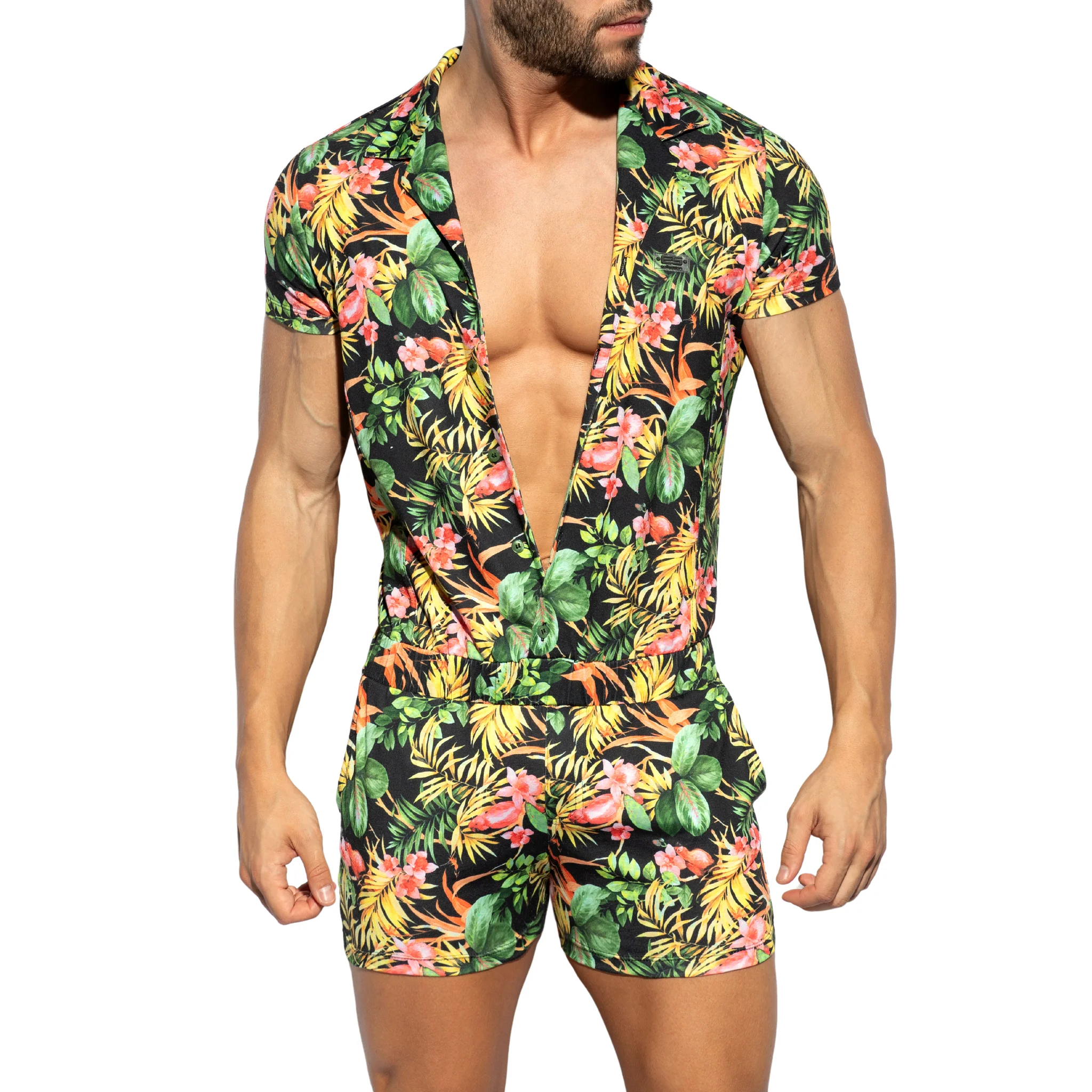 ES Collection Hawaiian Jumper Black SP321 - Image 2