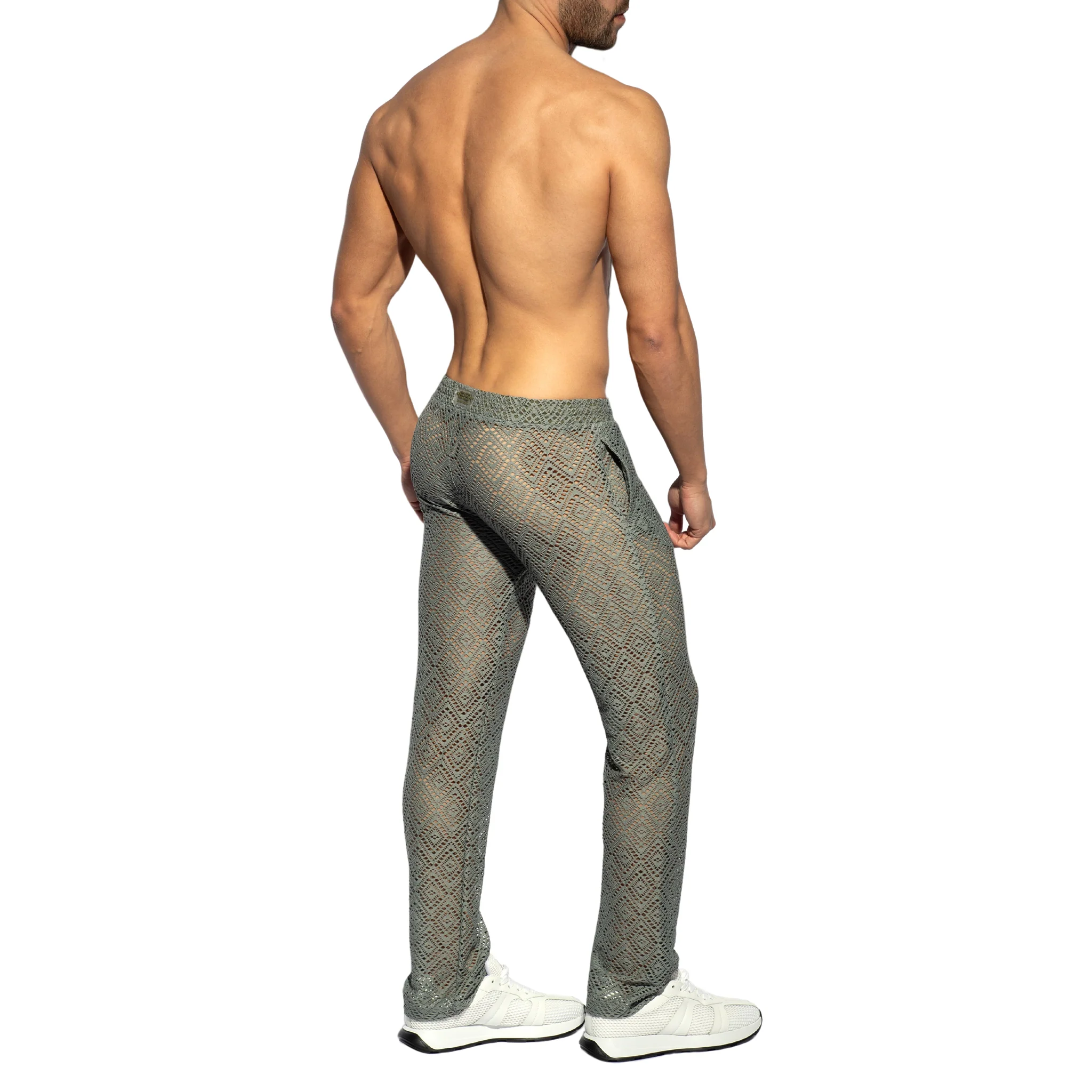 ES Collection Ibiza Retro Long Pants Khaki SP329 - Image 3