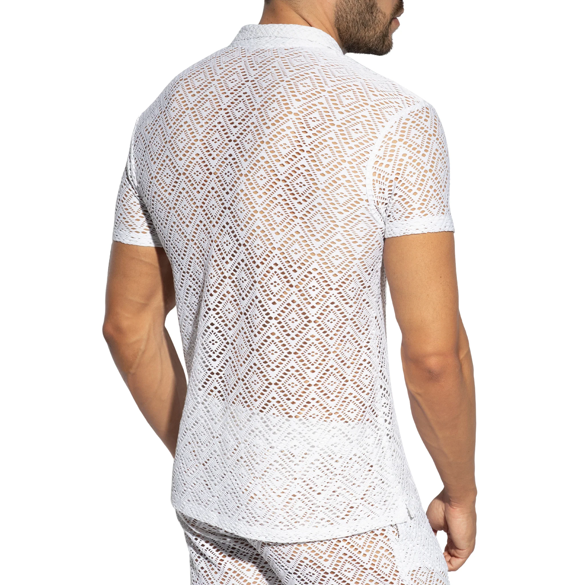 ES Collection Ibiza Retro Shirt Ivory SHT027 - Image 3