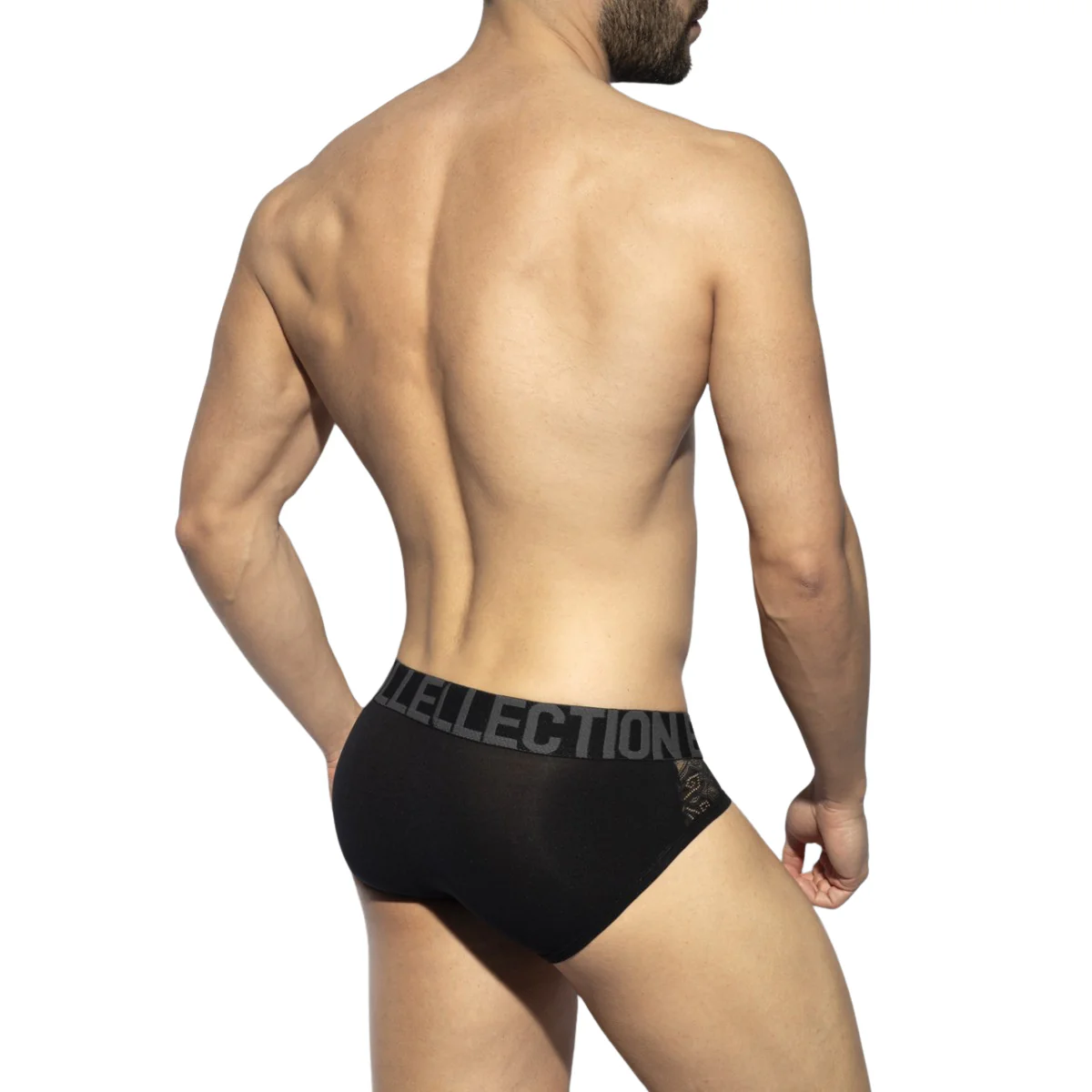 ES Collection Lace Brief Black UN2088 - Image 3