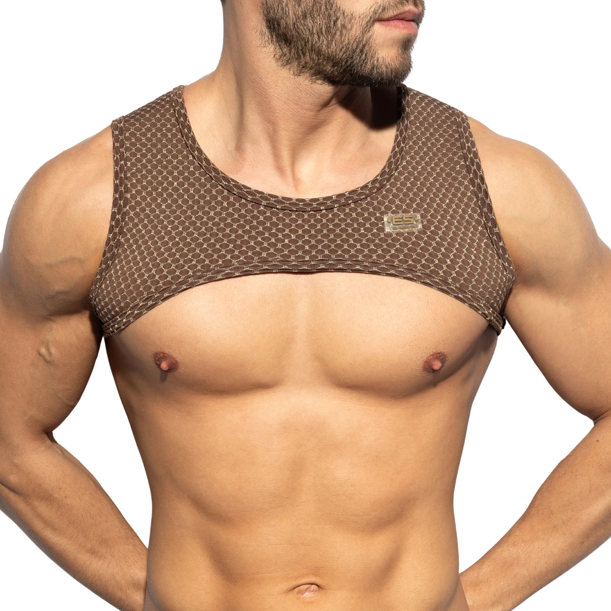 ES Collection Luxury Harness Brown TS300 - Image 2