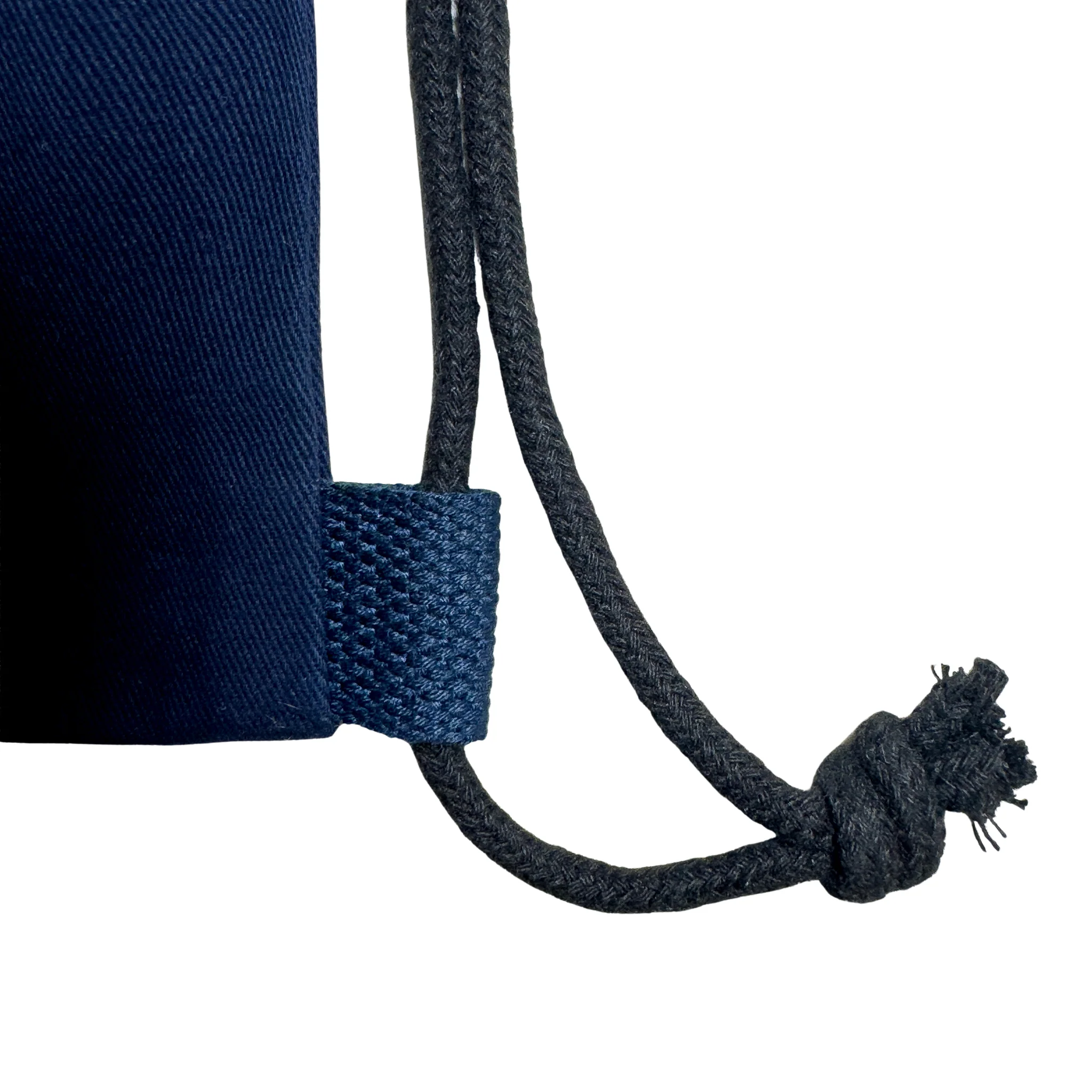 ES Collection Navy Cotton Beach Bag Navy AC248 - Image 3
