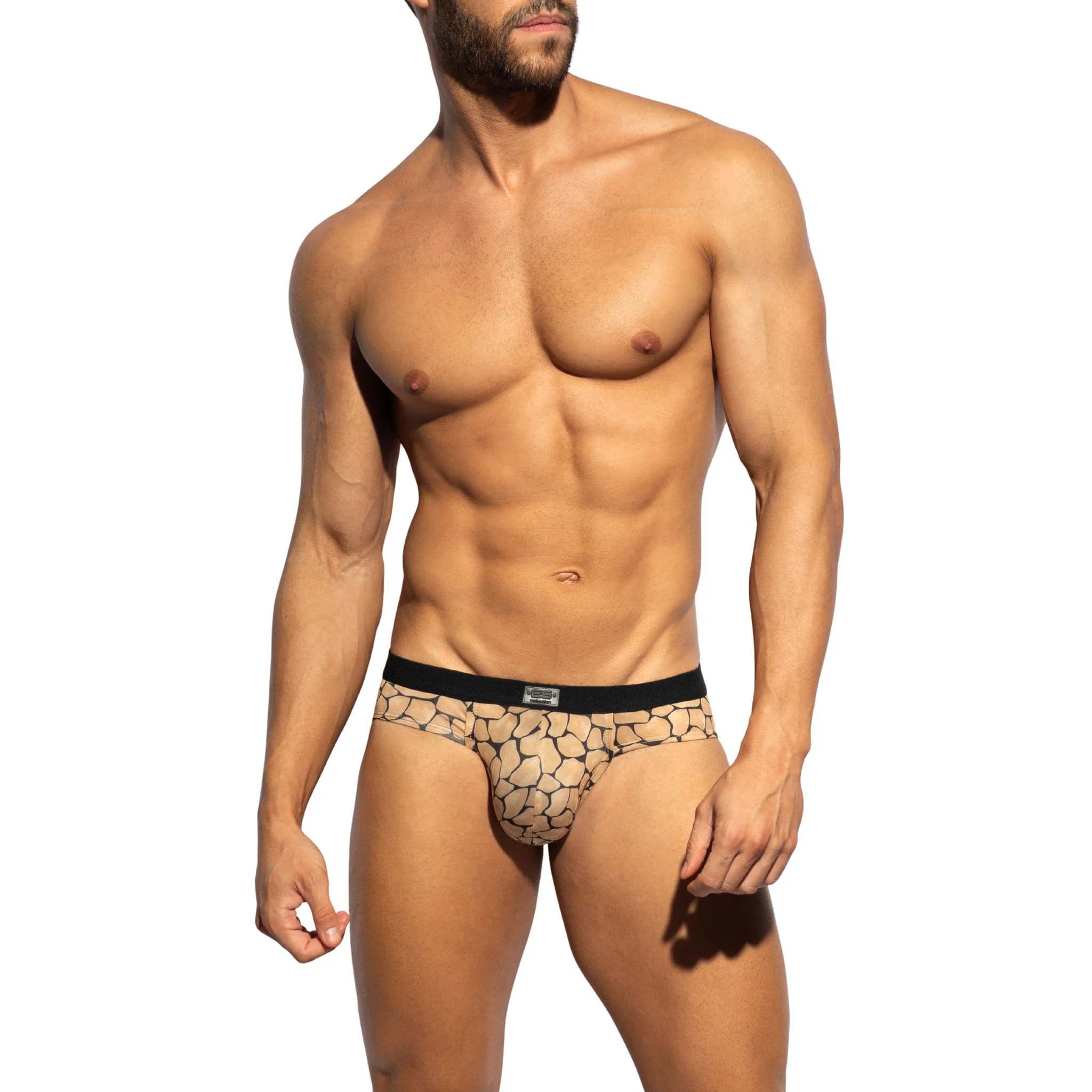 ES Collection Piedra Seca Bikini Brief Black UN641 - Image 2