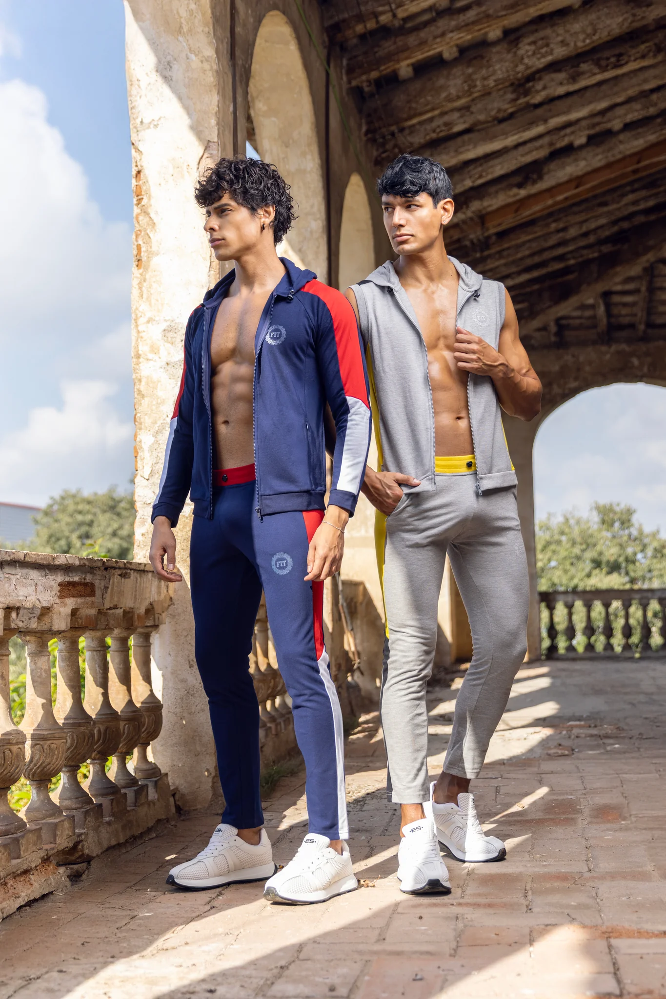 ES Collection Pique Fit Pants Heather Grey SP244 - Image 5