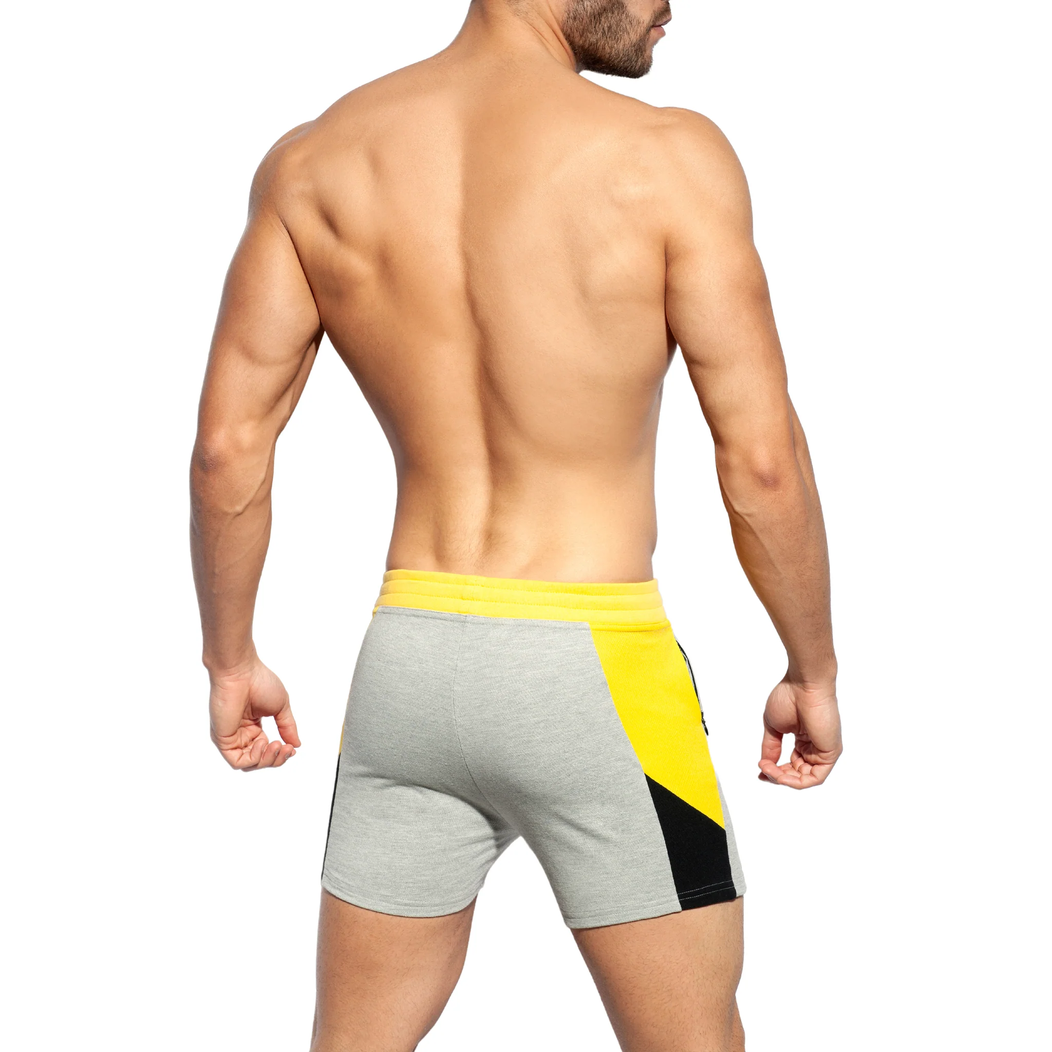 ES Collection Pique Fit Shorts Heather Grey SP246 - Image 3