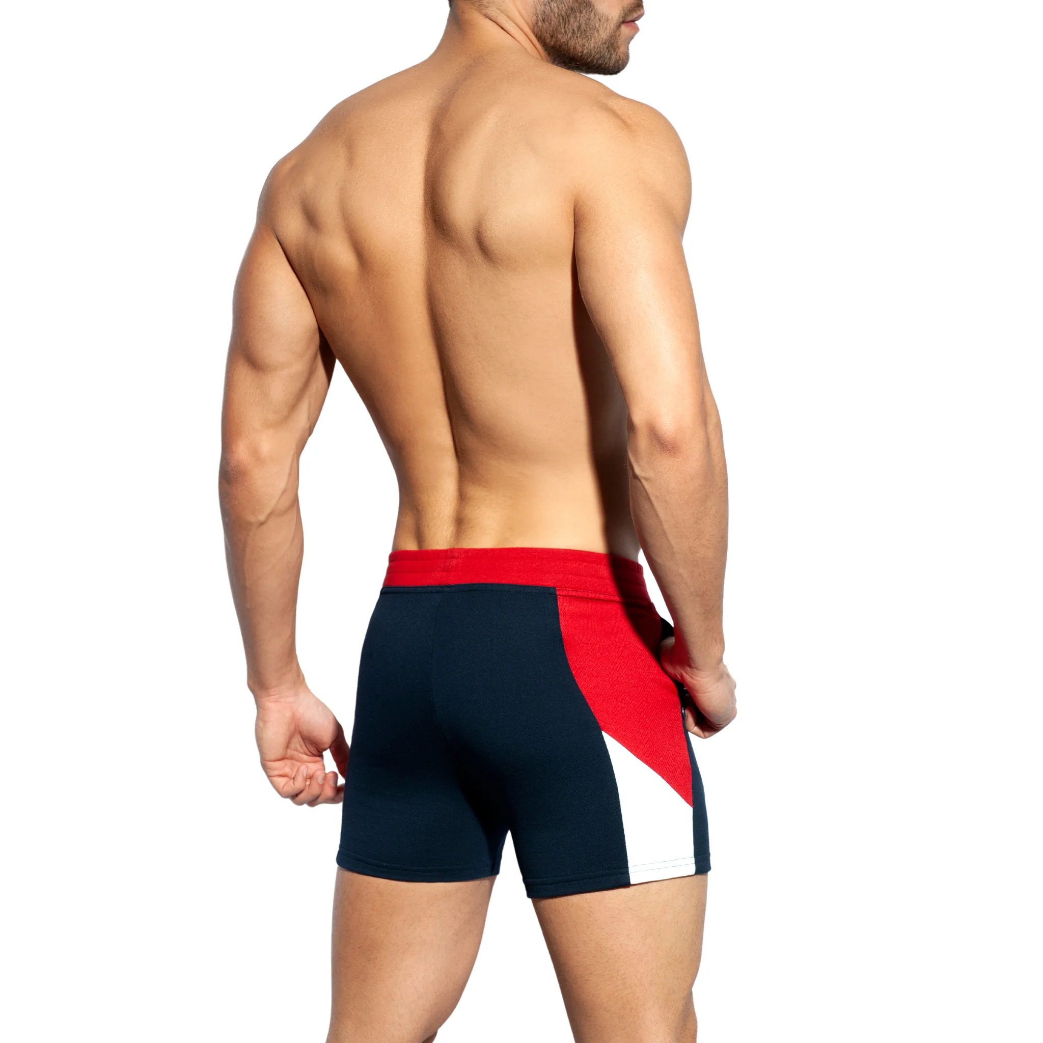 ES Collection Pique Fit Shorts Navy SP246 - Image 3